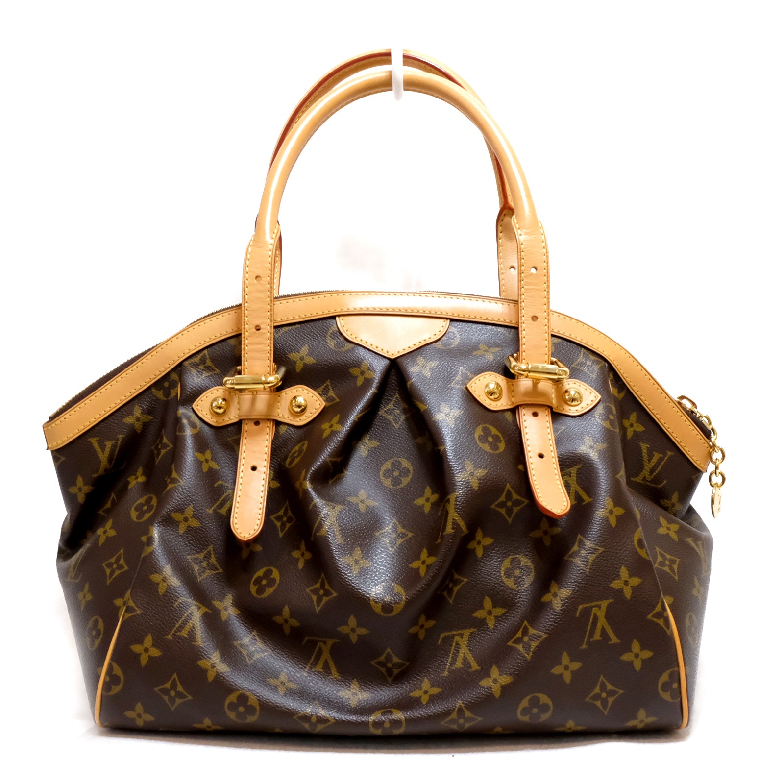 LOUIS VUITTON Monogram Tivoli GM金扣手挽袋啡色