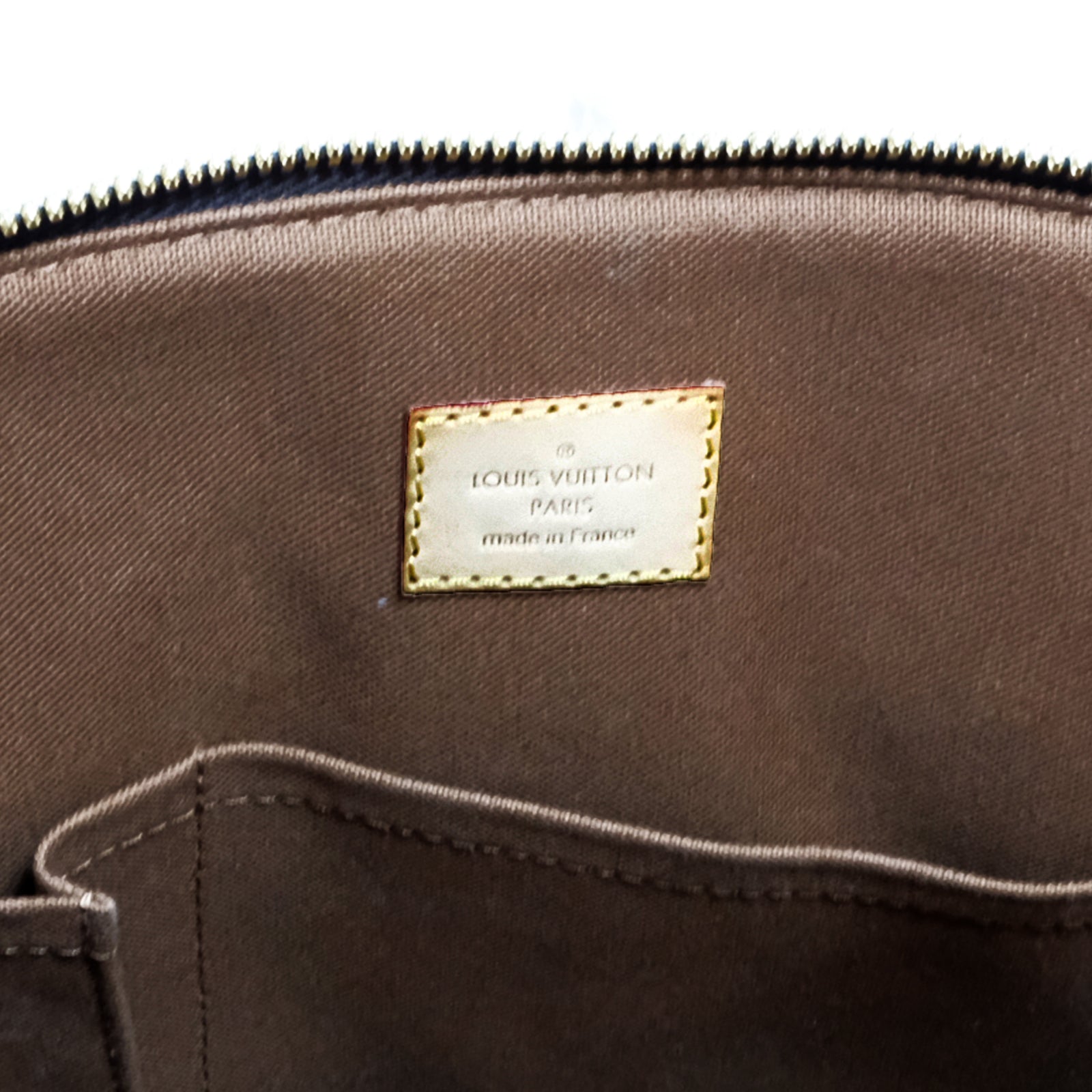 LOUIS VUITTON Monogram Tivoli GM金扣手挽袋啡色