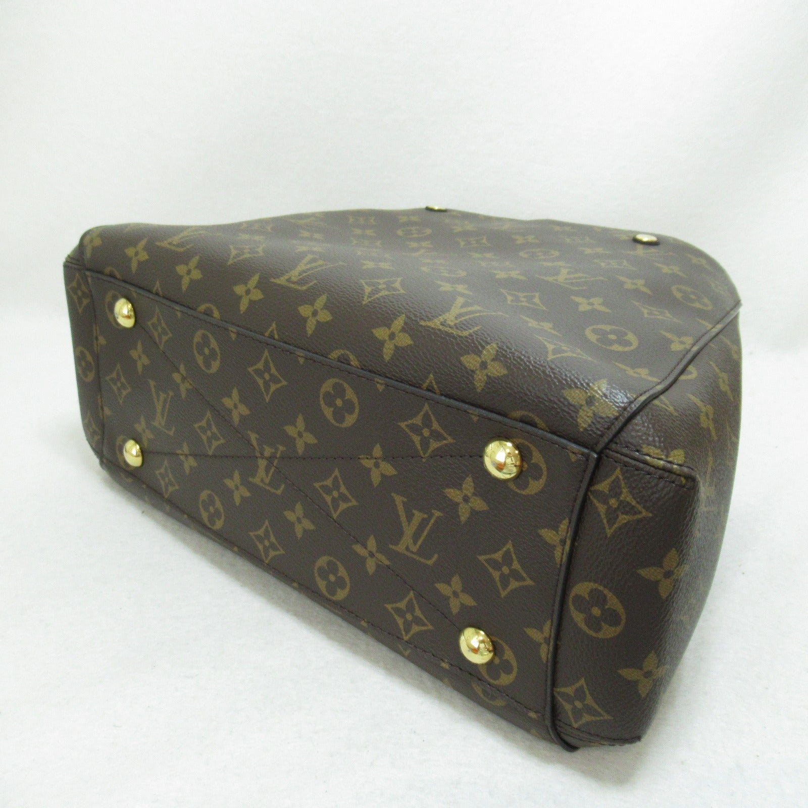 LOUIS VUITTON Monogram Montaigne MM手挽肩背兩用袋啡色