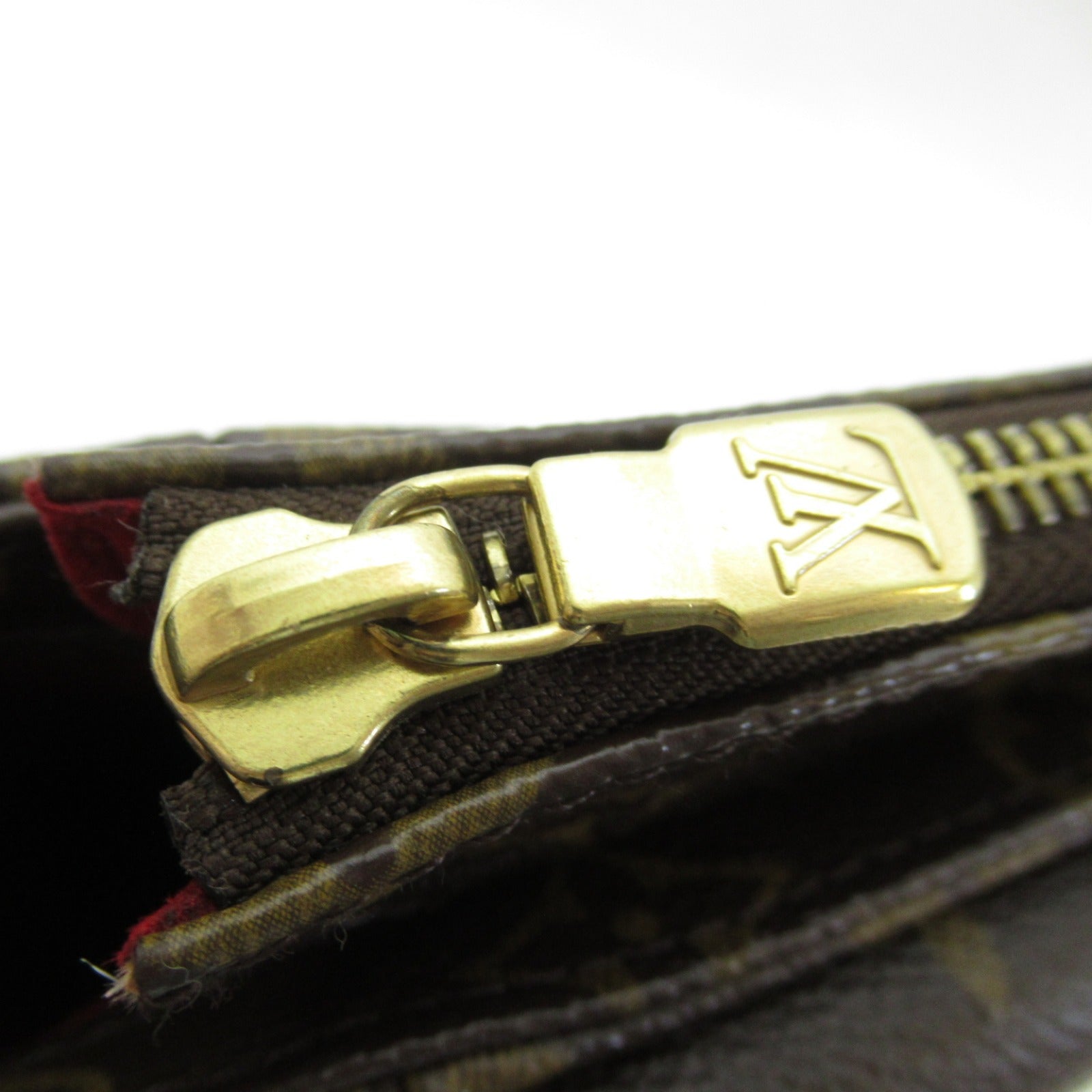LOUIS VUITTON Monogram Viva Cite GM金扣肩背袋啡色