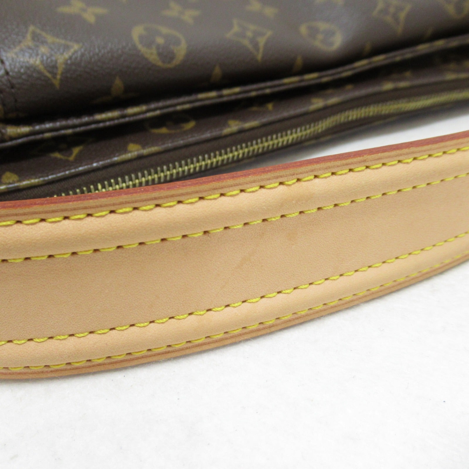 LOUIS VUITTON Monogram Viva Cite GM金扣肩背袋啡色