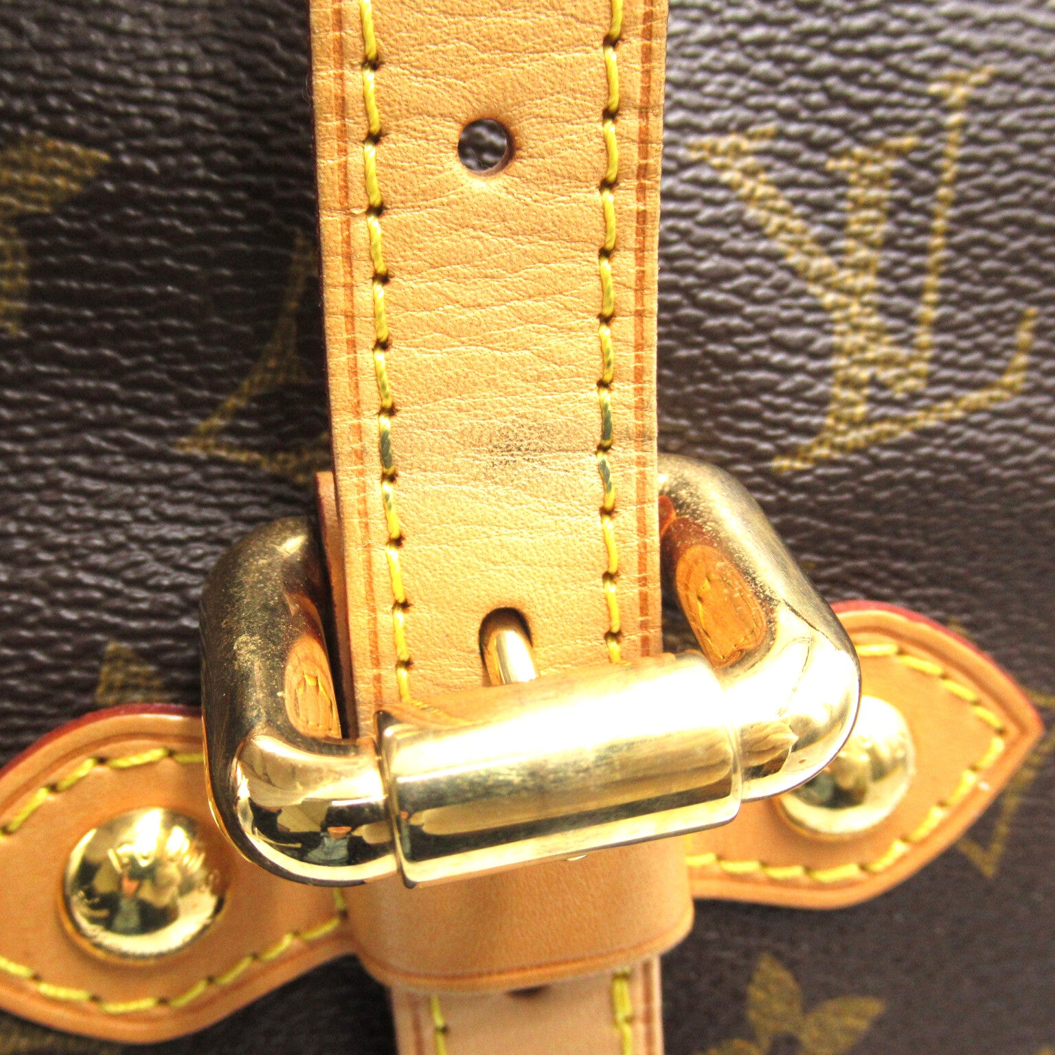 LOUIS VUITTON Monogram Palermo GM手挽肩背兩用袋啡色
