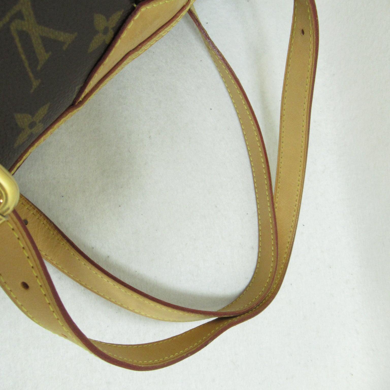 LOUIS VUITTON Monogram Palermo GM金扣手挽肩背兩用袋啡色