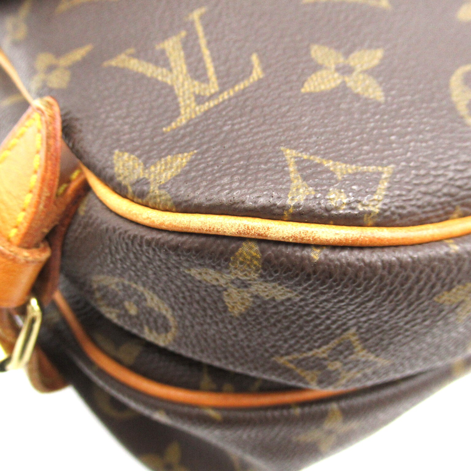 LOUIS VUITTON Monogram Saumur 30金扣肩背袋啡色