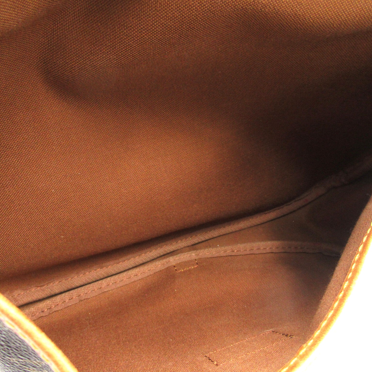 LOUIS VUITTON Monogram Saumur 30金扣肩背袋啡色