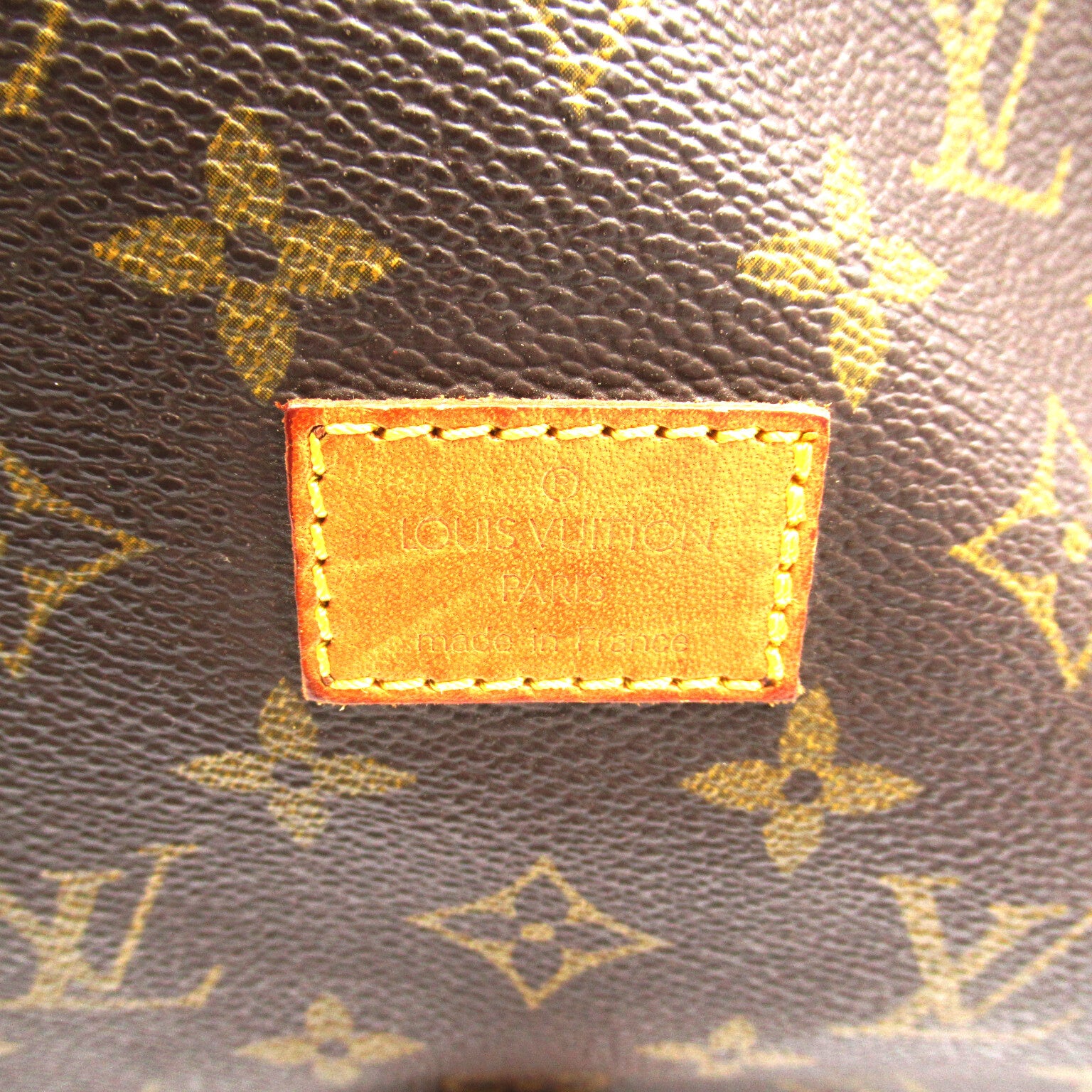 LOUIS VUITTON Monogram Saumur 30金扣肩背袋啡色