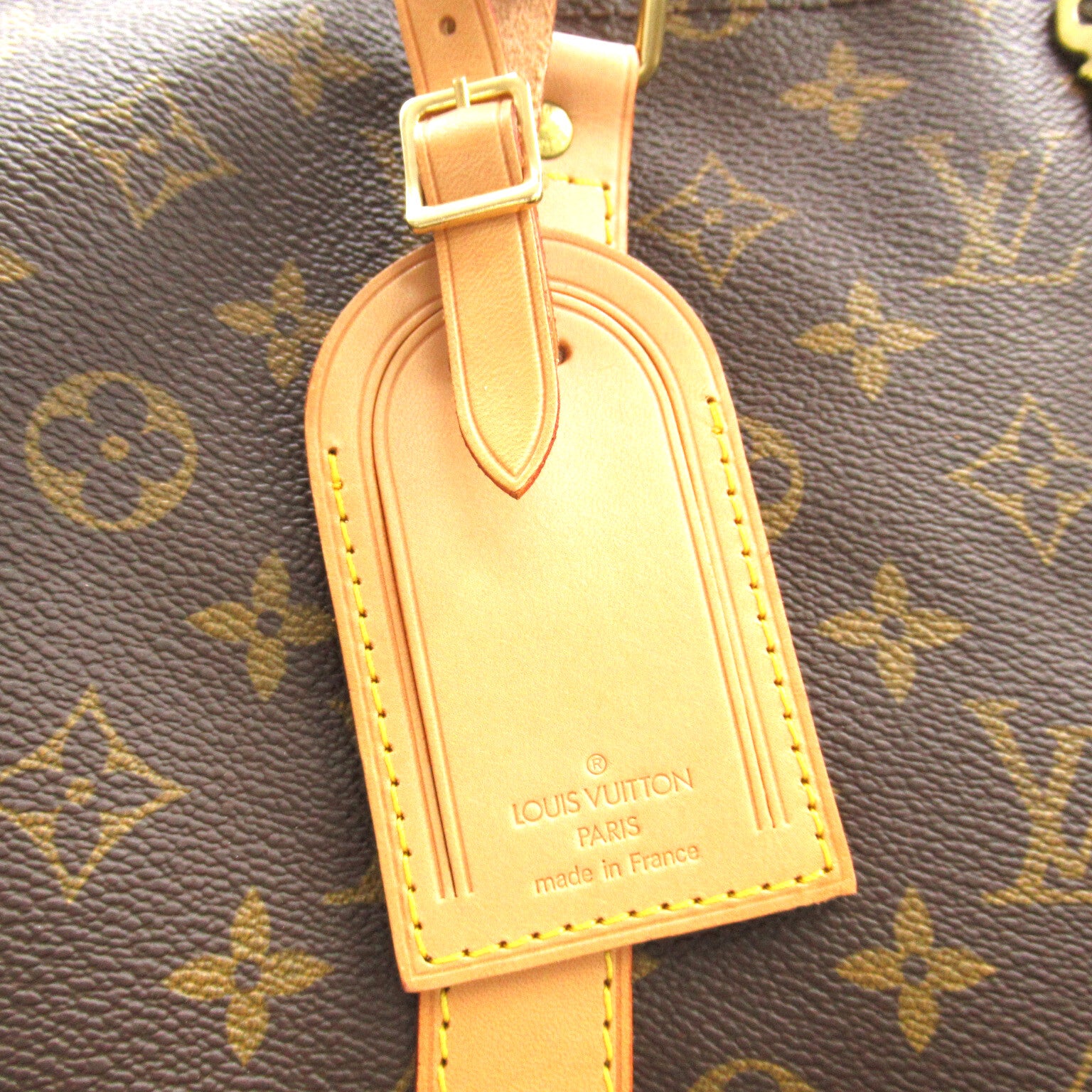 LOUIS VUITTON Monogram Keepall 55 Bandoulie金扣手挽肩背兩用袋啡色