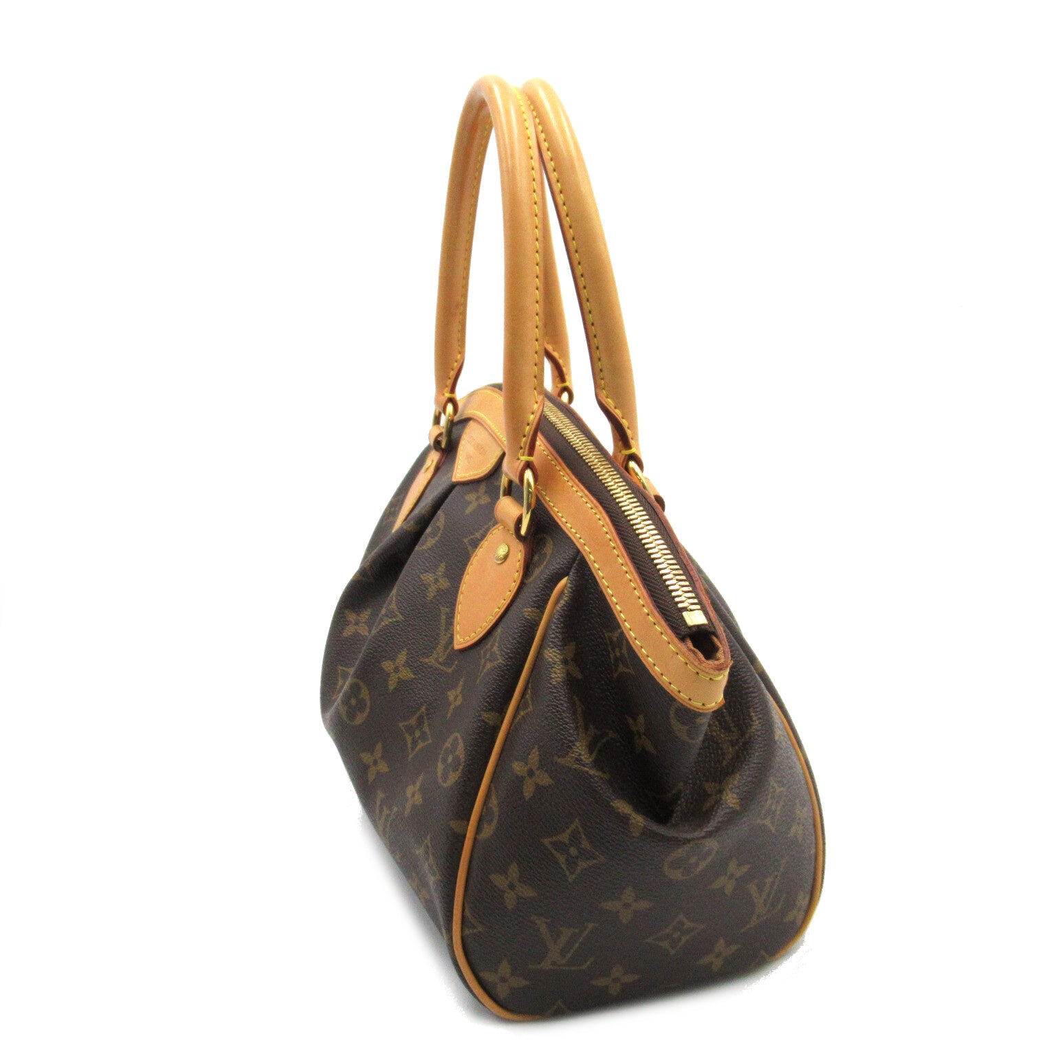 LOUIS VUITTON Monogoram Tivoli PM手挽袋啡色