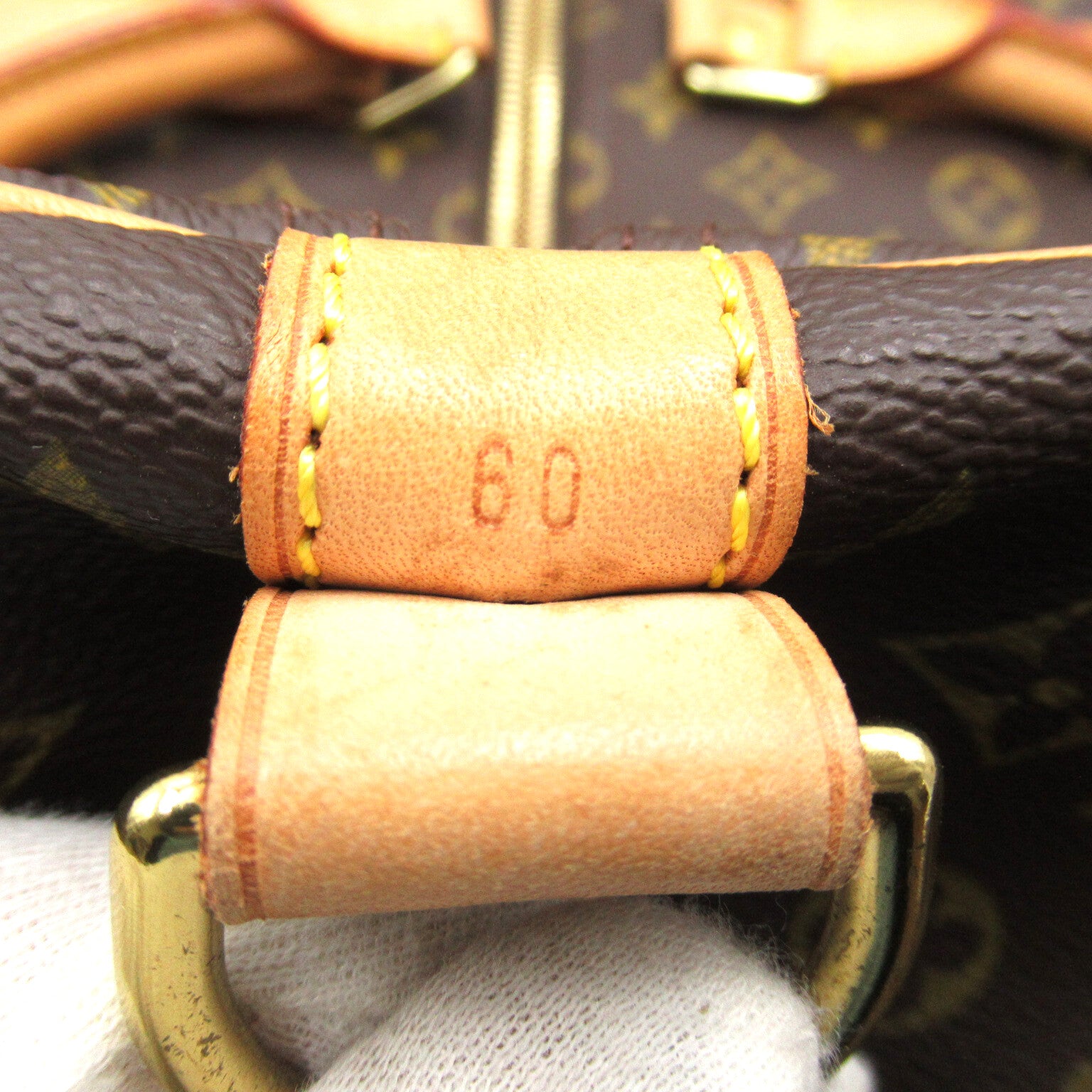 LOUIS VUITTON Monogram Keepall 60 Bandoulie手挽肩背兩用袋啡色