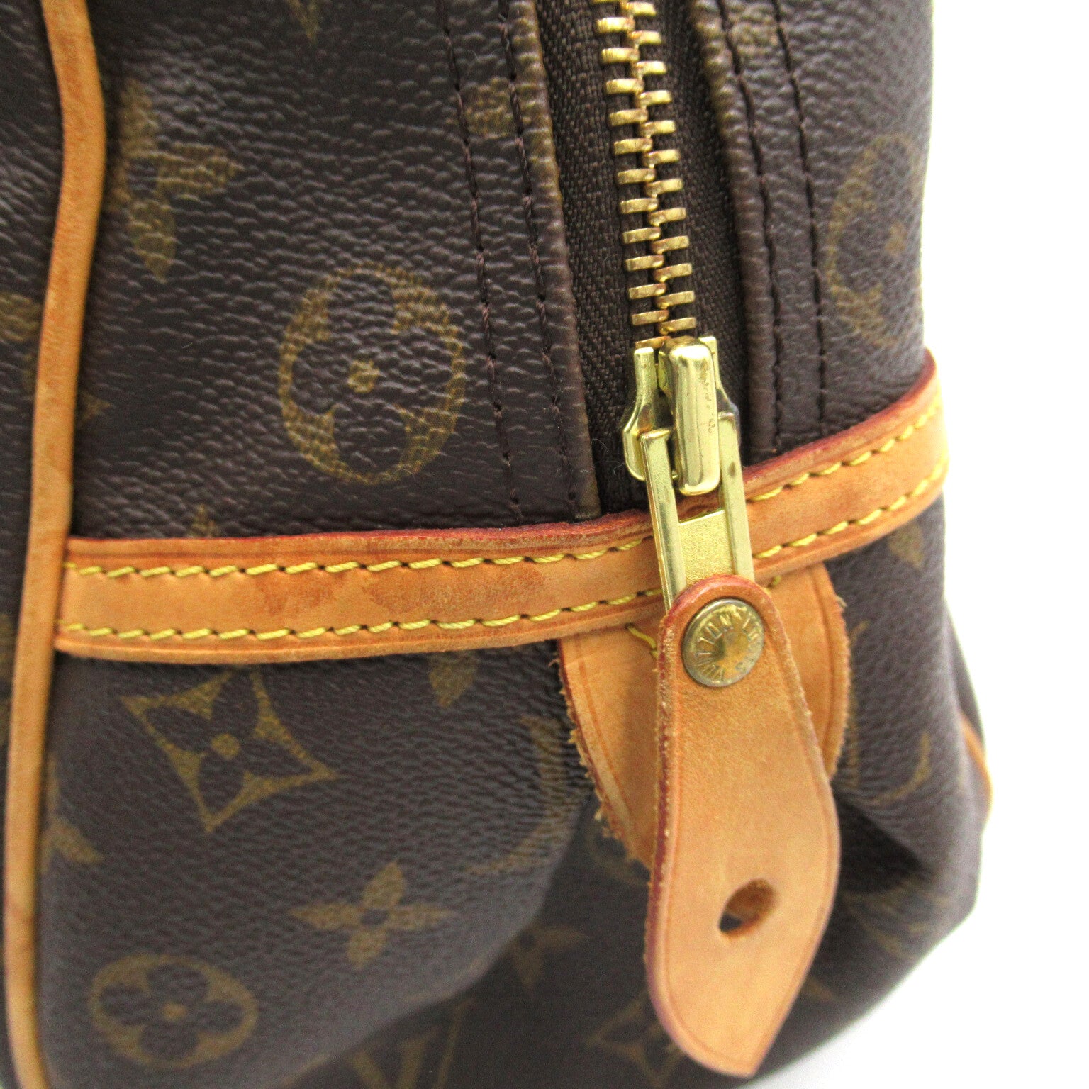 LOUIS VUITTON 【激減優惠】Monogram Montorgueil GM Shoulder金扣肩背袋啡色