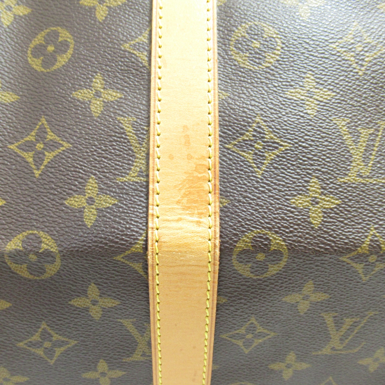 LOUIS VUITTON Monogram Keepall 55 Boston Bag金扣波士顿手提袋啡色