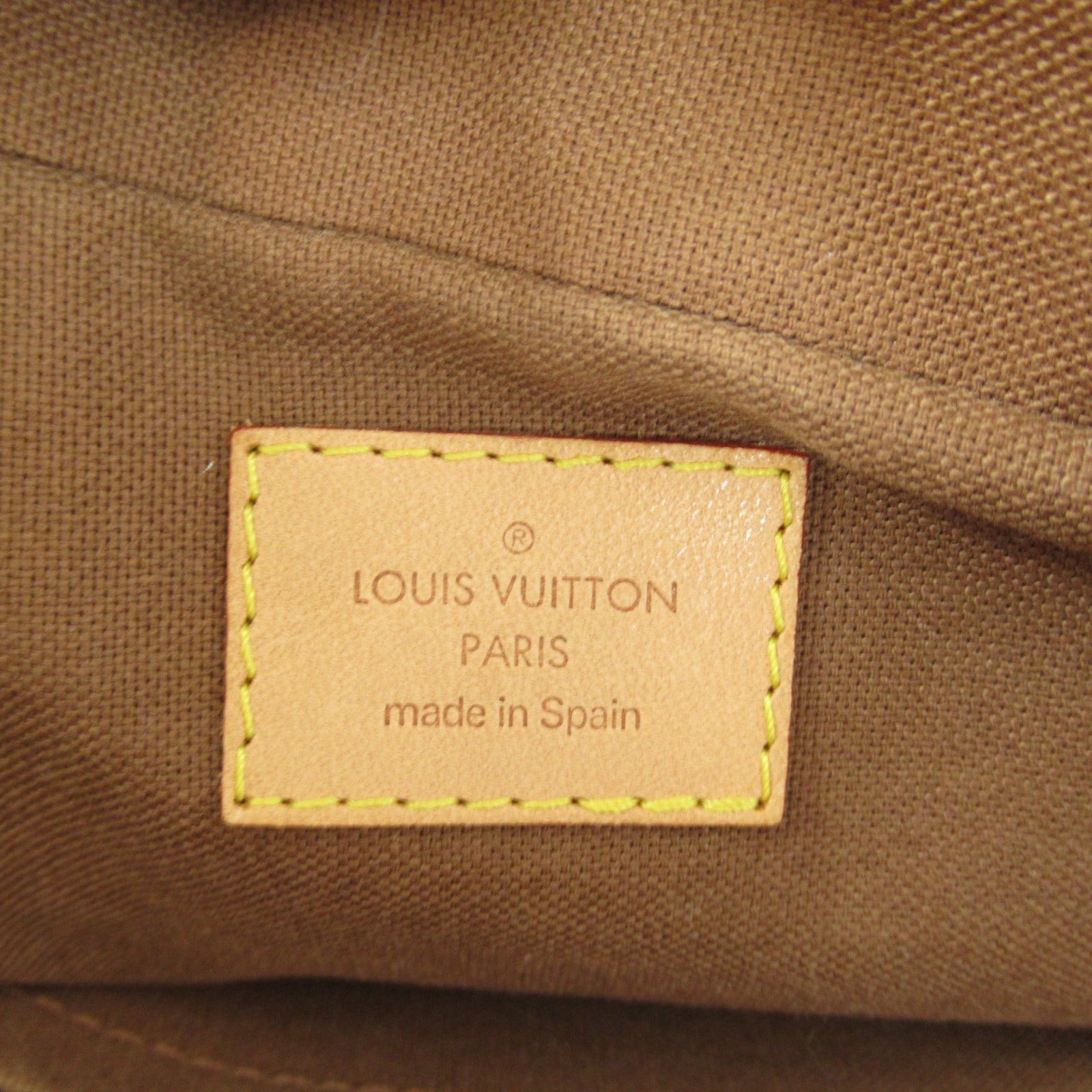 LOUIS VUITTON Monogram Sac Bosphore 2 way Shoulder金扣手挽肩背兩用袋啡色