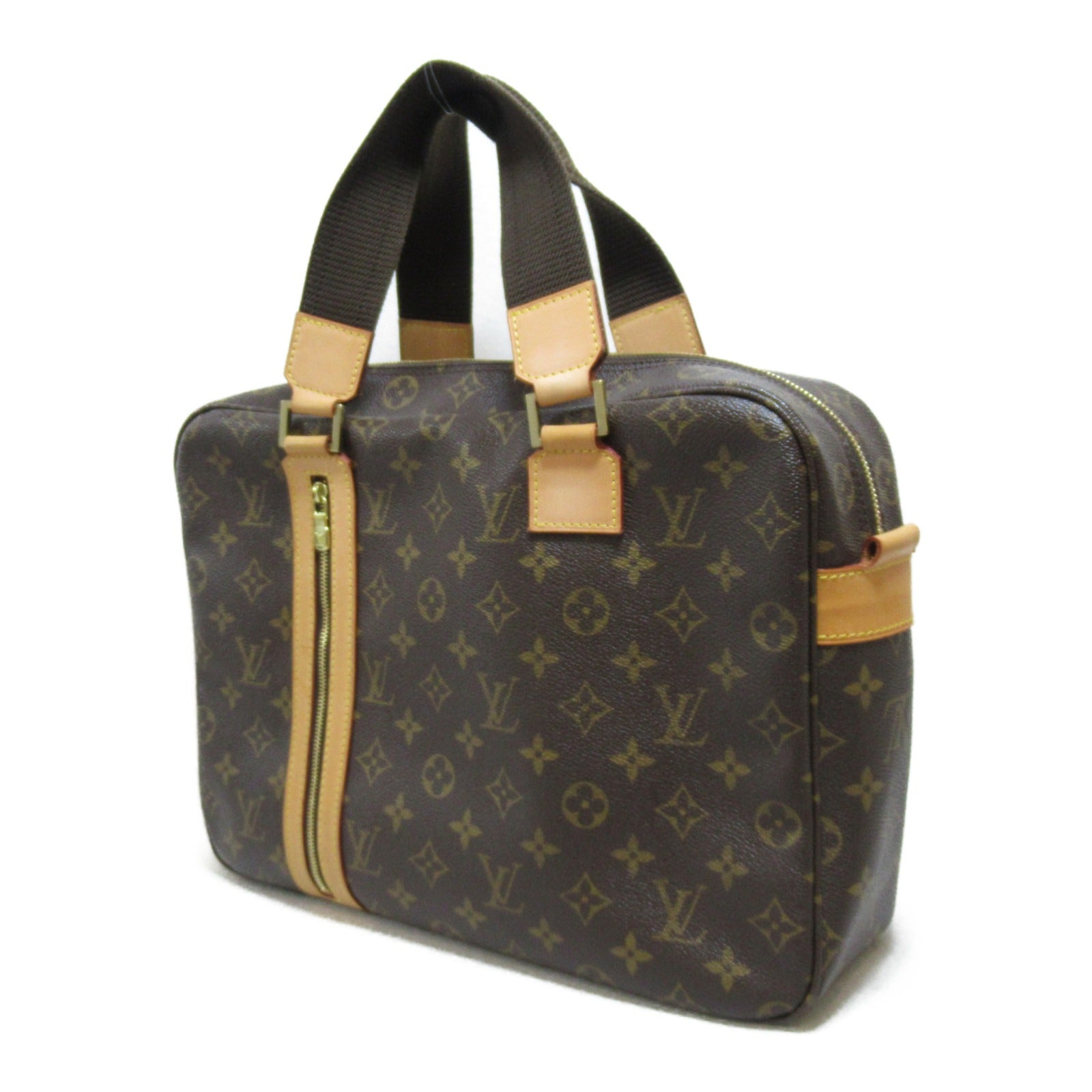 LOUIS VUITTON Monogram Sac Bosphore 2 way Shoulder金扣手挽肩背兩用袋啡色