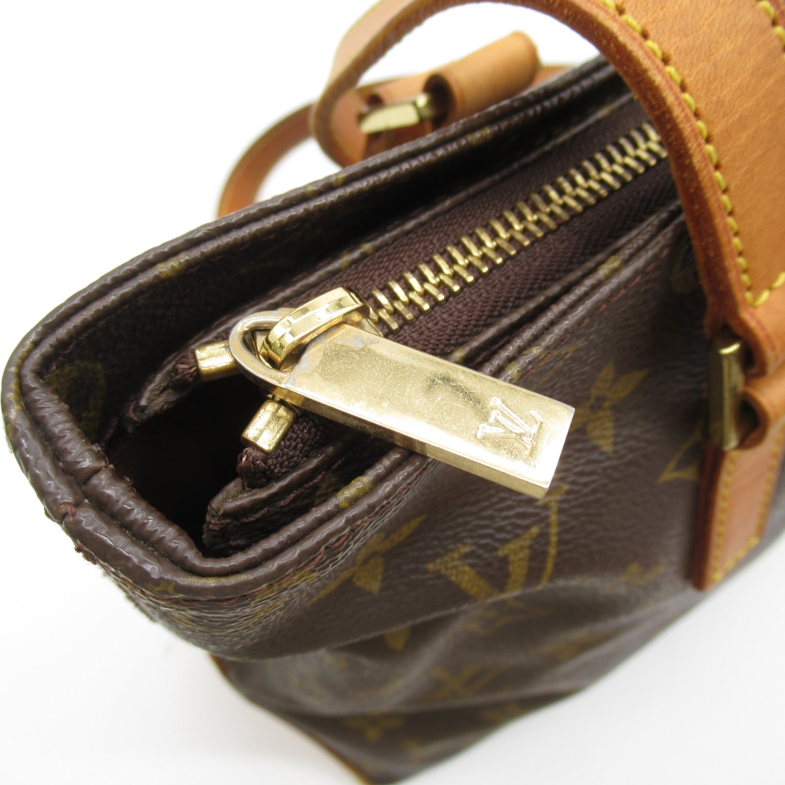 LOUIS VUITTON 【激減優惠】Monogram Cabas Piano手挽袋/肩背袋啡色