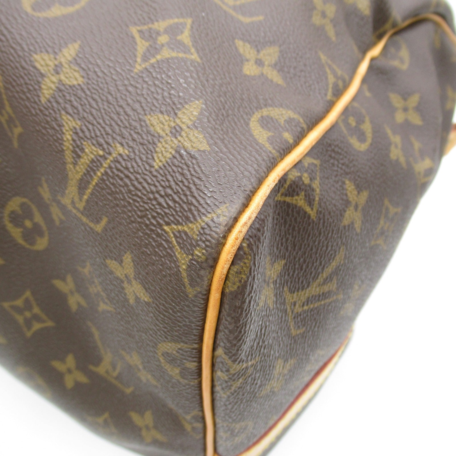 LOUIS VUITTON Monogram Keepall 55 Bandoulie手挽肩背兩用袋啡色