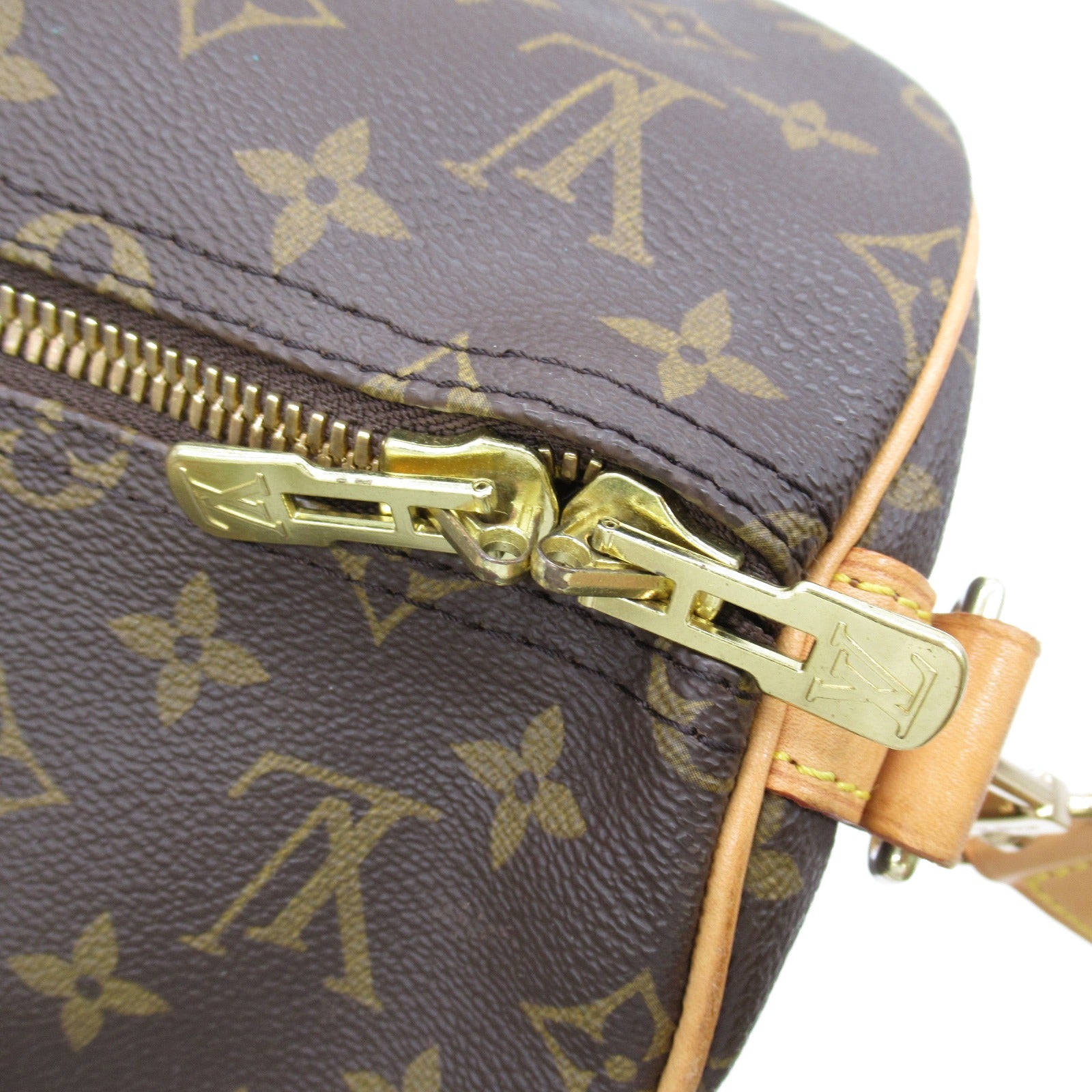 LOUIS VUITTON Monogram Keepall 55 Bandoulie手挽肩背兩用袋啡色