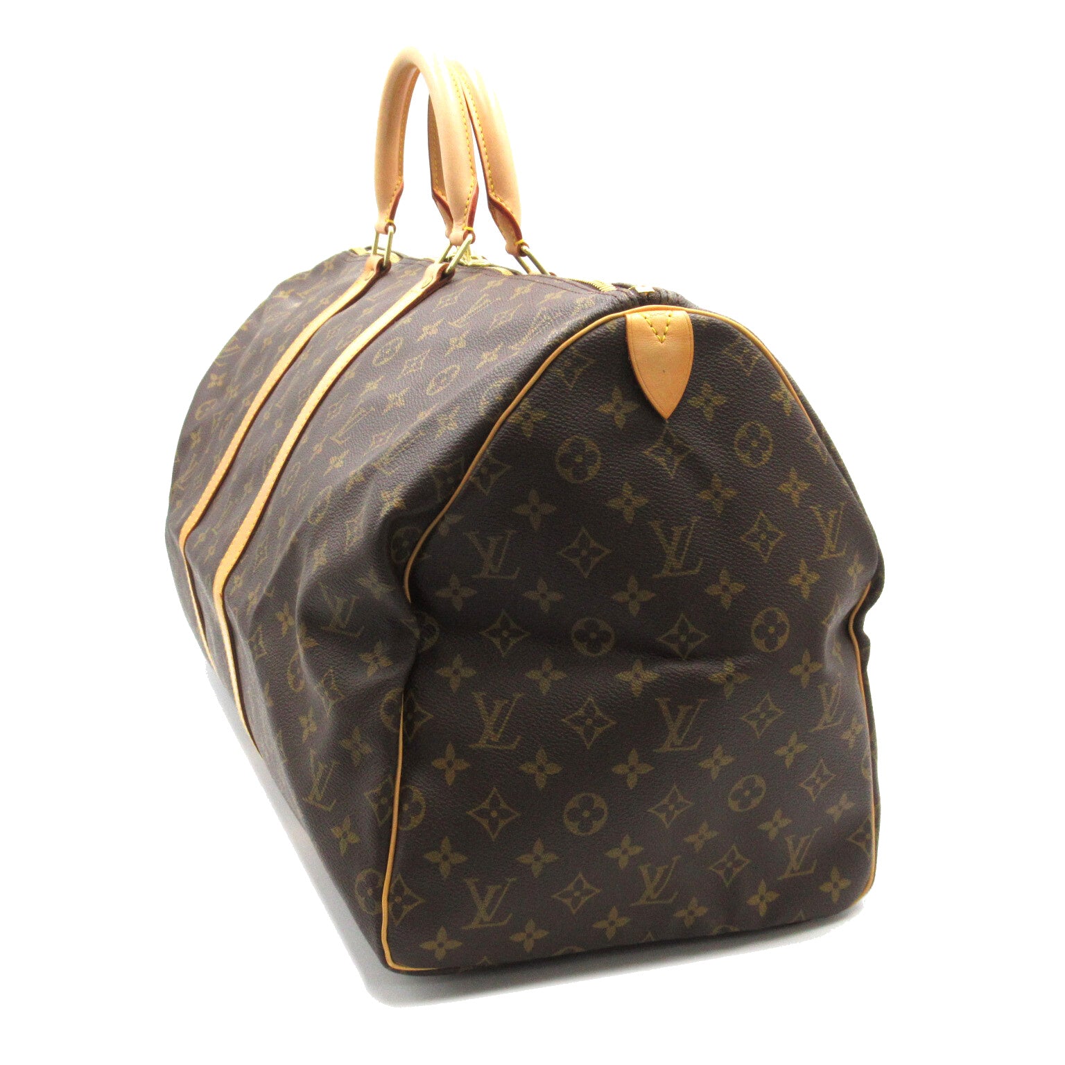 LOUIS VUITTON Monogram Keepall 55 Boston Bag金扣波士頓包