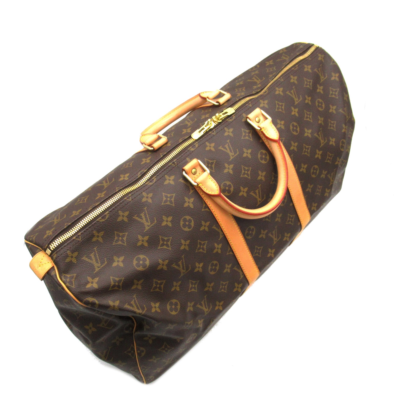 LOUIS VUITTON Monogram Keepall 55 Boston Bag金扣波士頓包