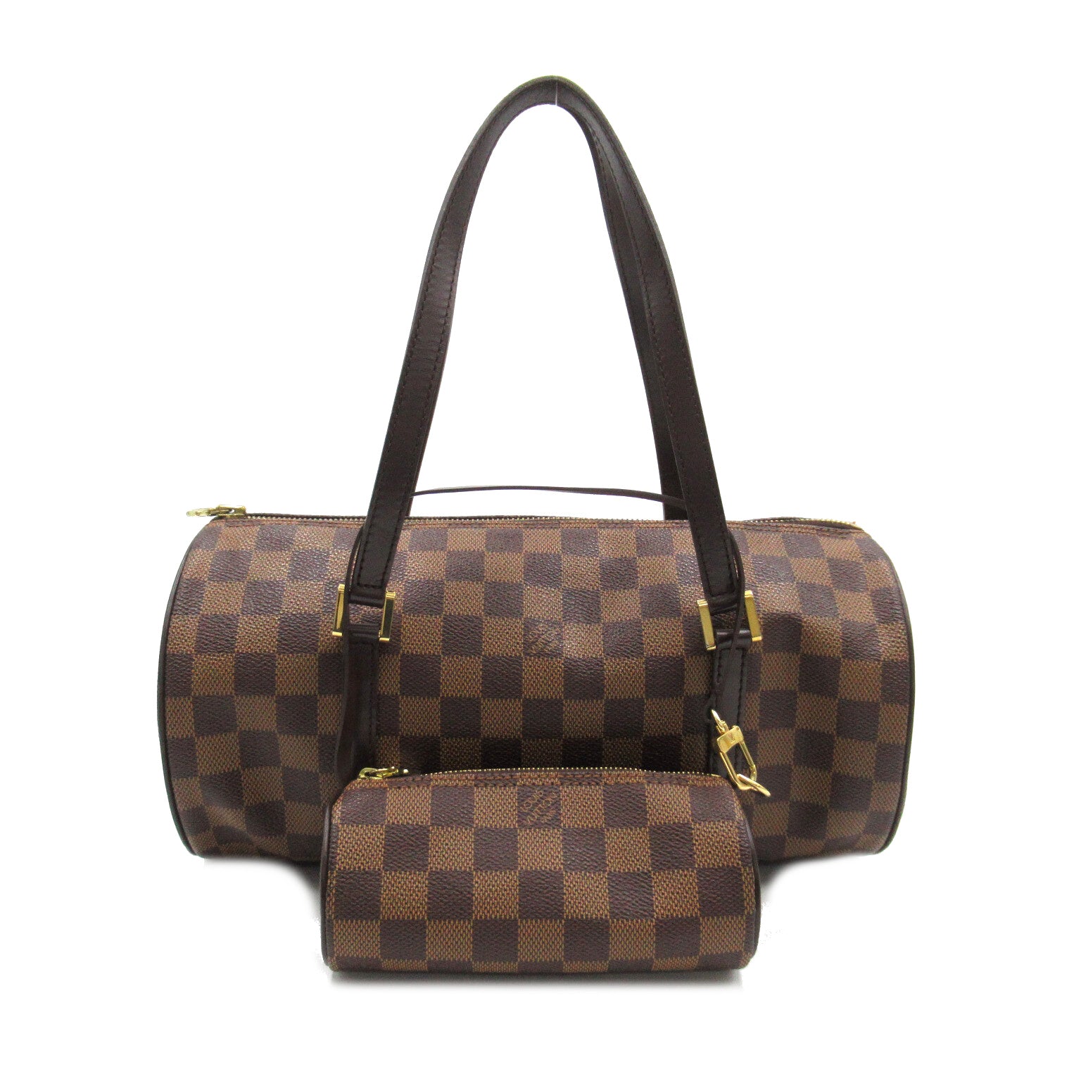 LOUIS VUITTON Damier Papillon GM手挽袋啡色