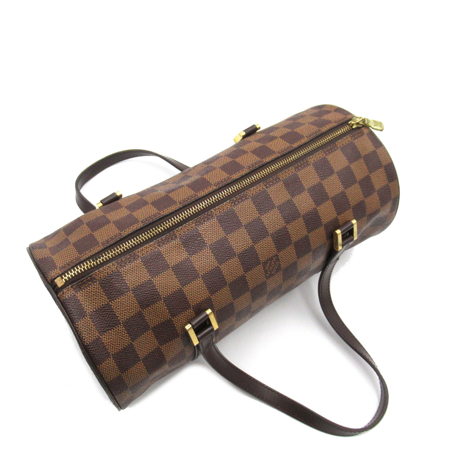 LOUIS VUITTON Damier Papillon GM手挽袋啡色
