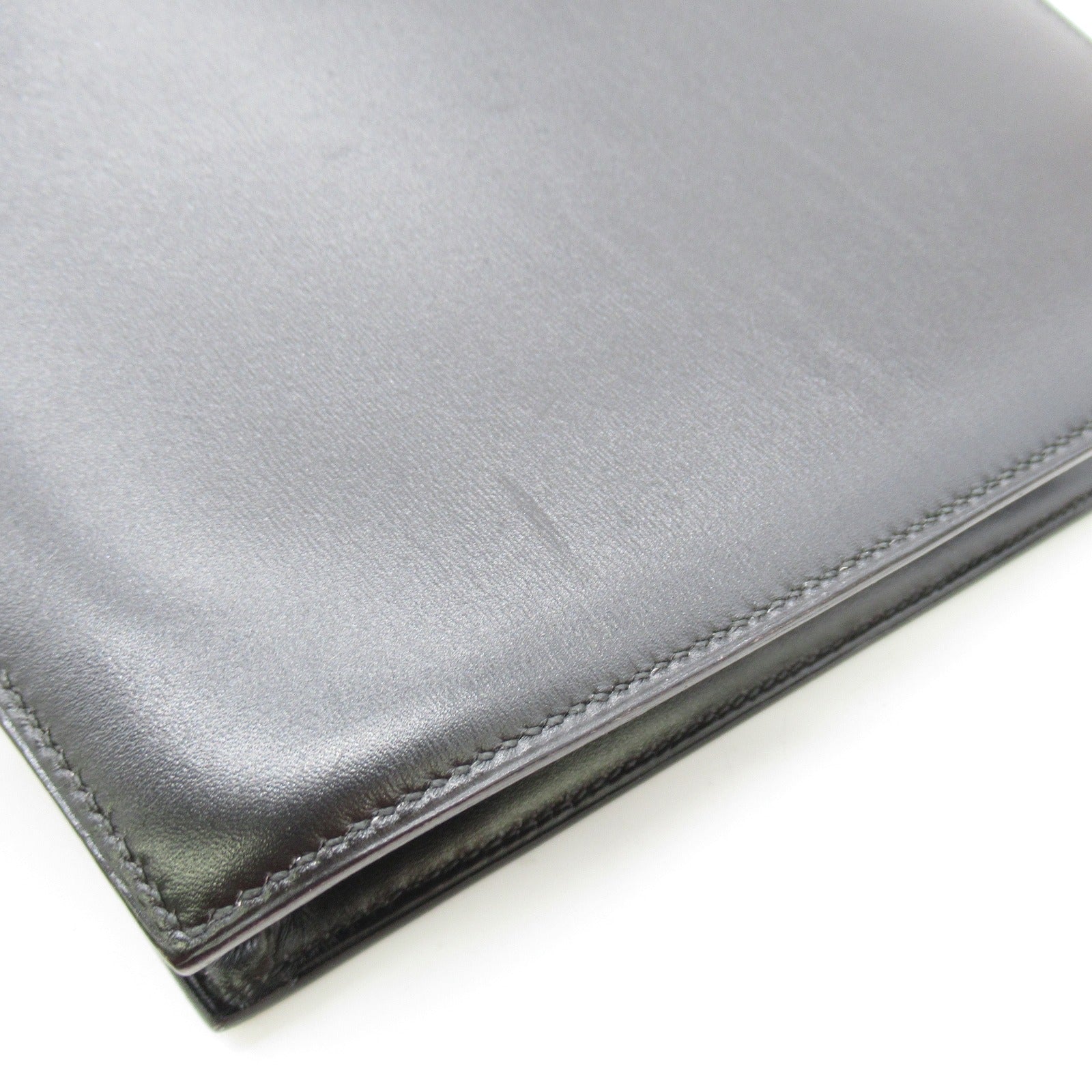 HERMES Box Calf 皮革Frigate銀扣/金扣手挽袋Noir/黑色