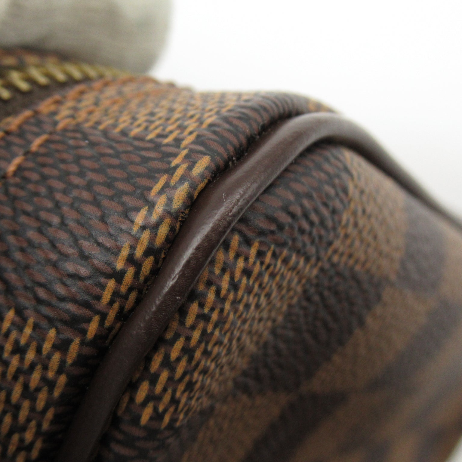 LOUIS VUITTON Damier Amazon金扣肩背袋啡色