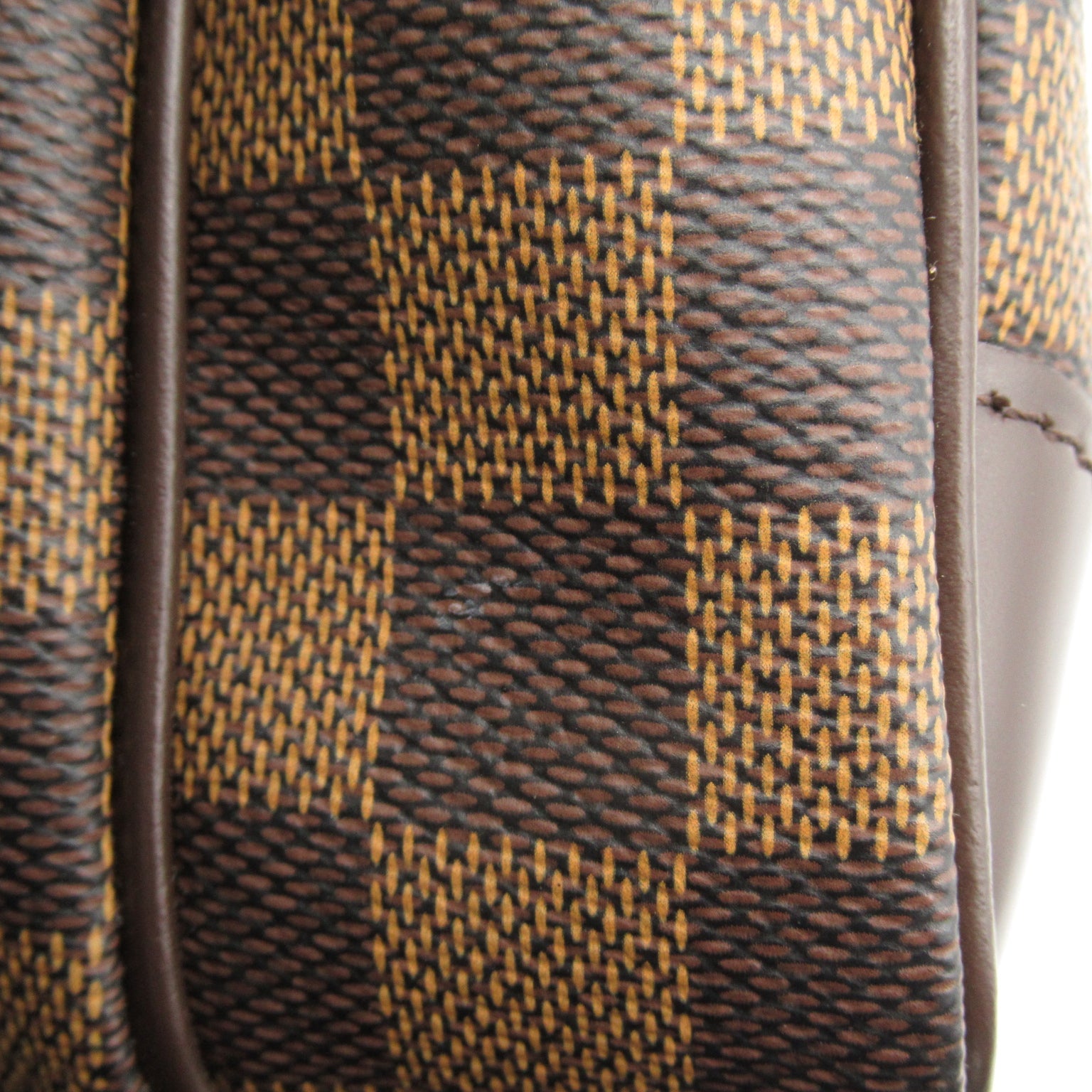 LOUIS VUITTON Damier Amazon金扣肩背袋啡色