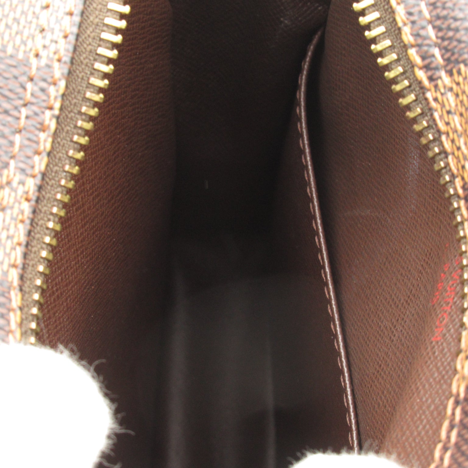 LOUIS VUITTON Damier Amazon金扣肩背袋啡色