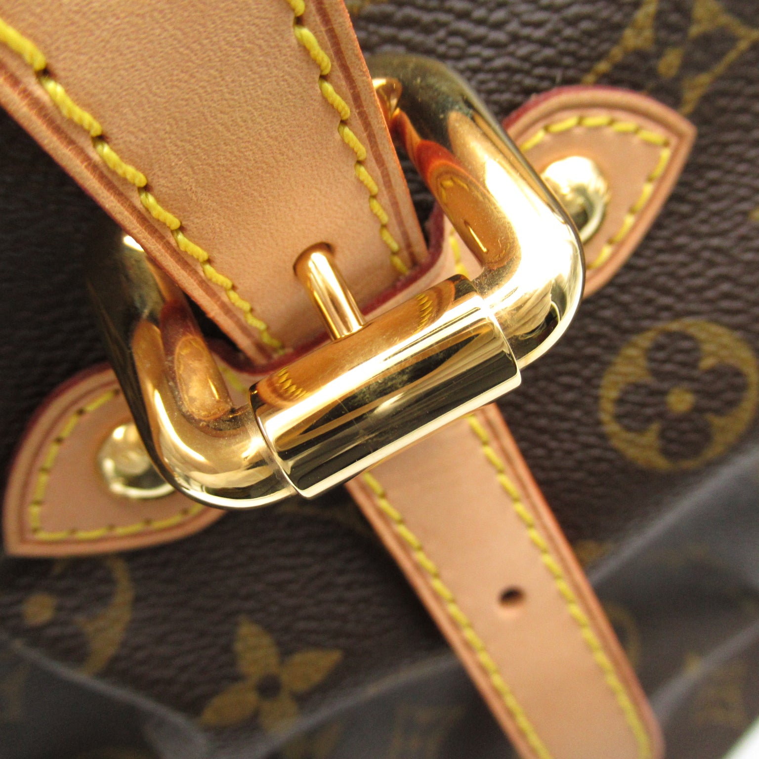 LOUIS VUITTON Monogram Tivoli GM金扣手挽袋/肩背袋啡色