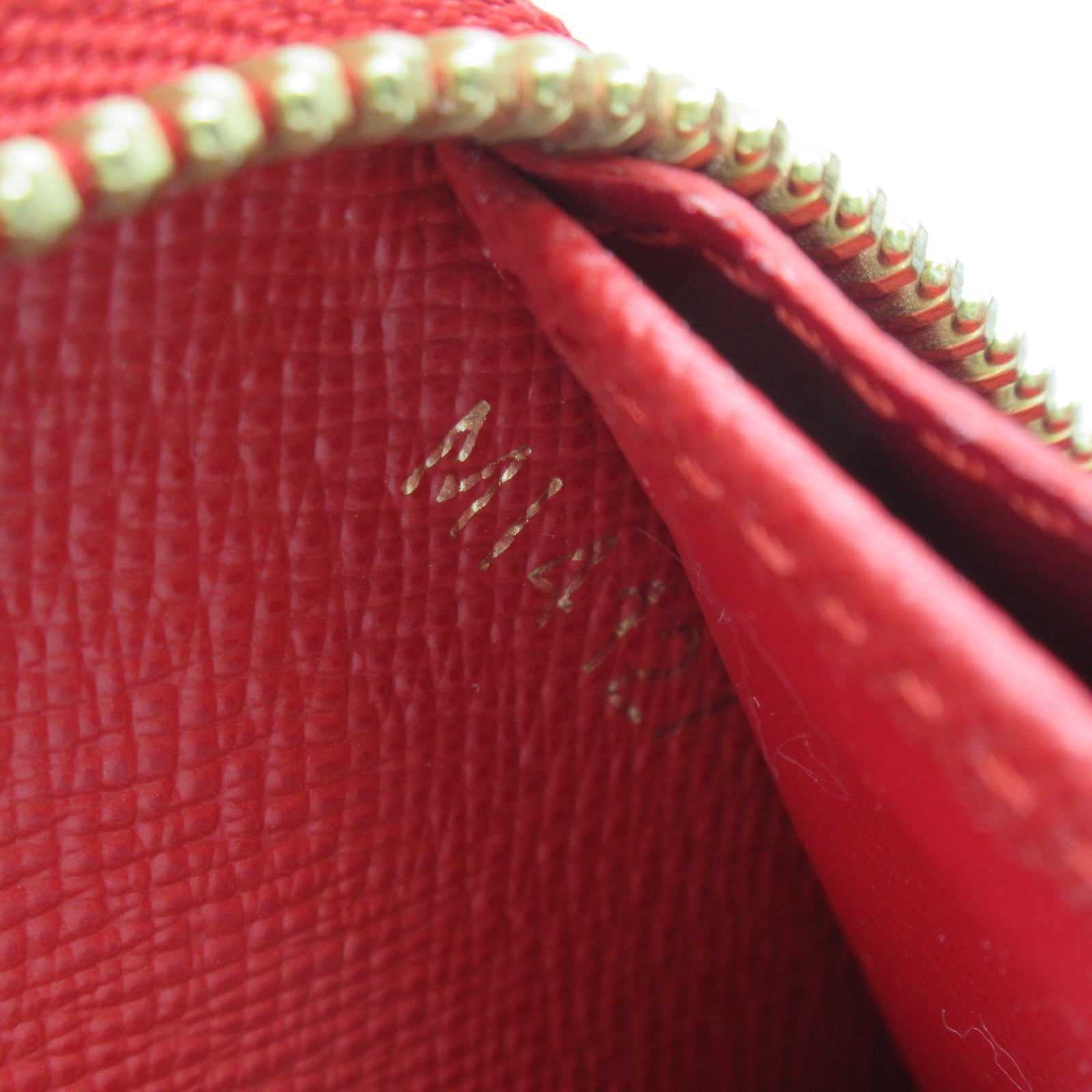 LOUIS VUITTON Monogram Zippy Wallet Retiro長錢包紅色/啡色