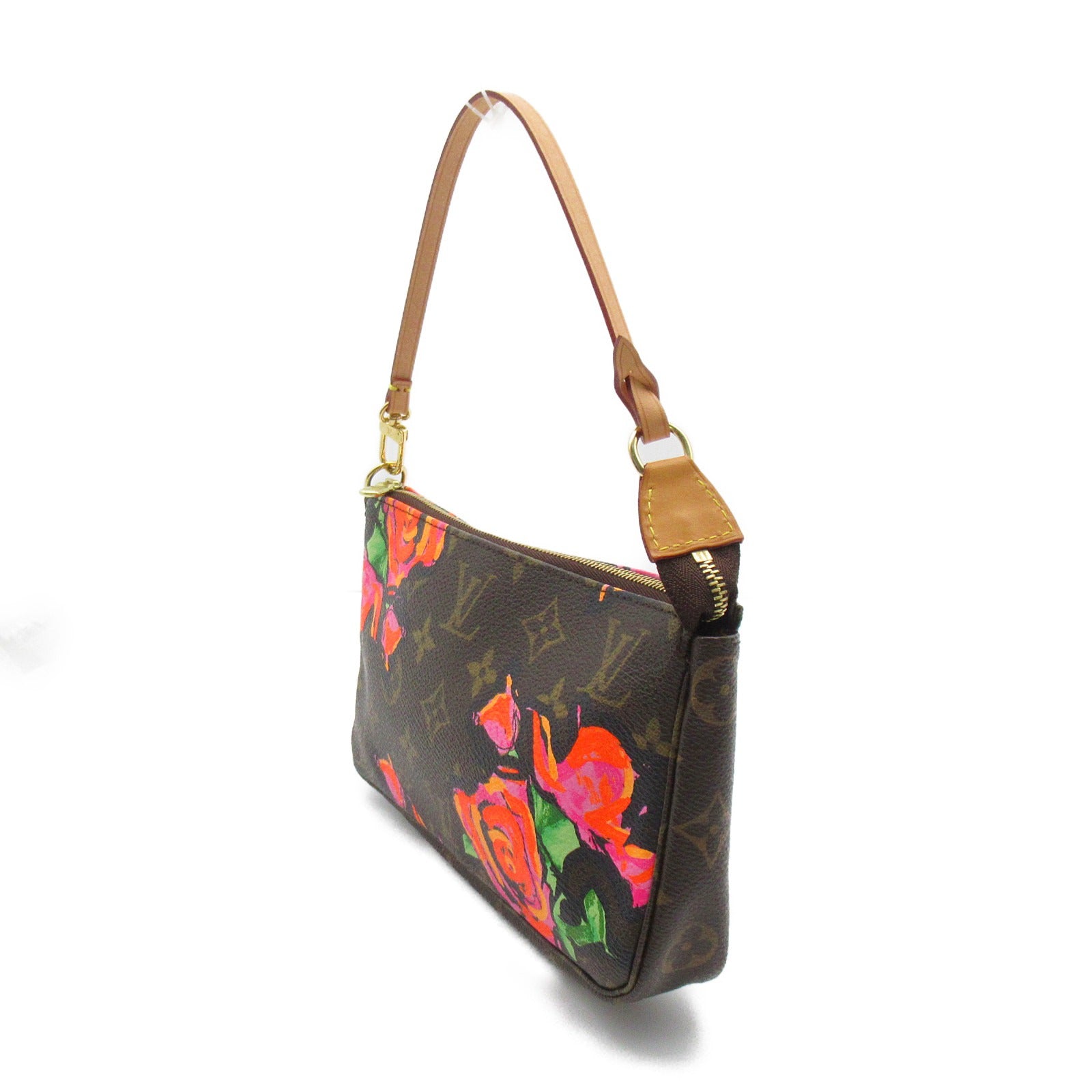 LOUIS VUITTON Monogram Pochette Accessoires手挽袋啡色
