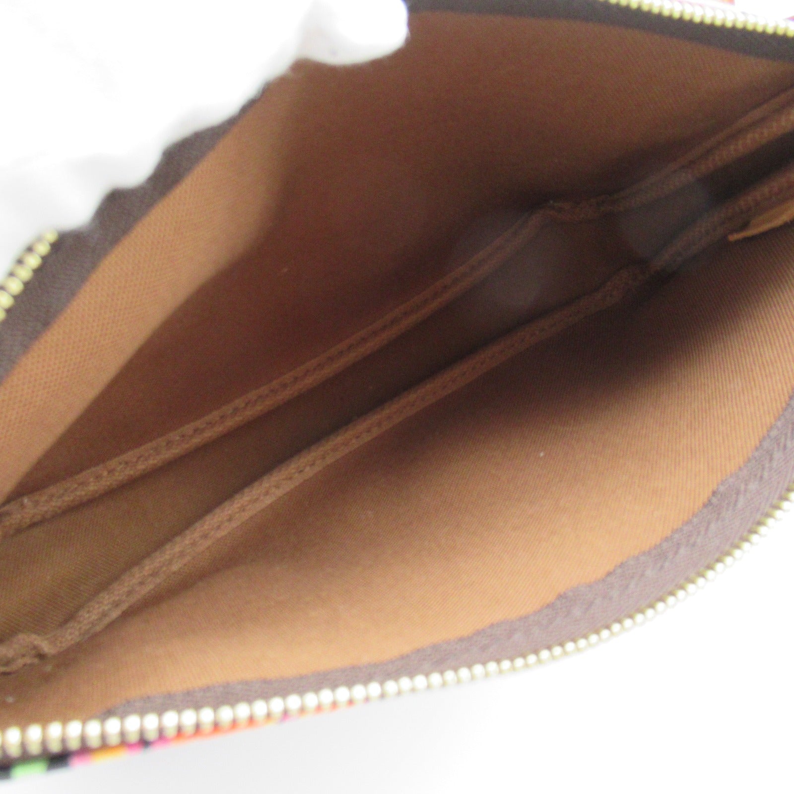 LOUIS VUITTON Monogram Pochette Accessoires手挽袋啡色