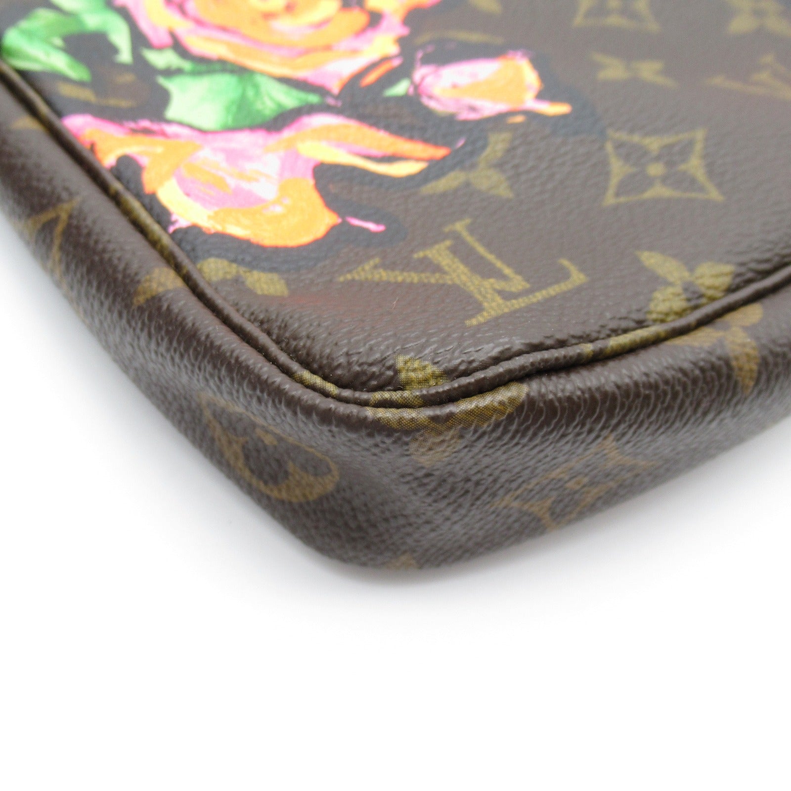 LOUIS VUITTON Monogram Pochette Accessoires手挽袋啡色
