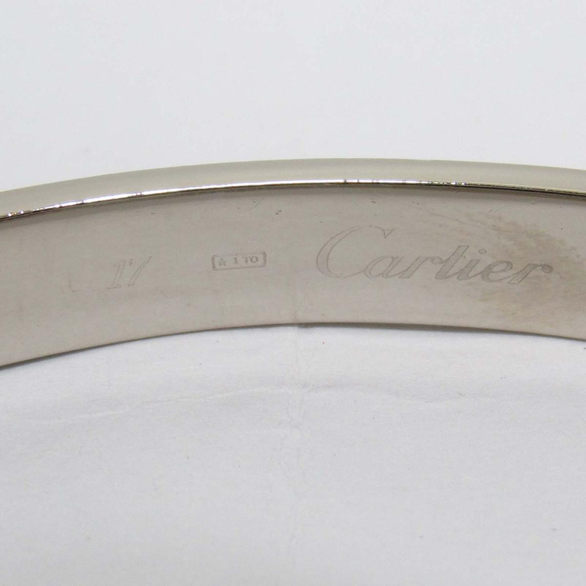CARTIER 【激减优惠】18K白金Love Bracelet手镯