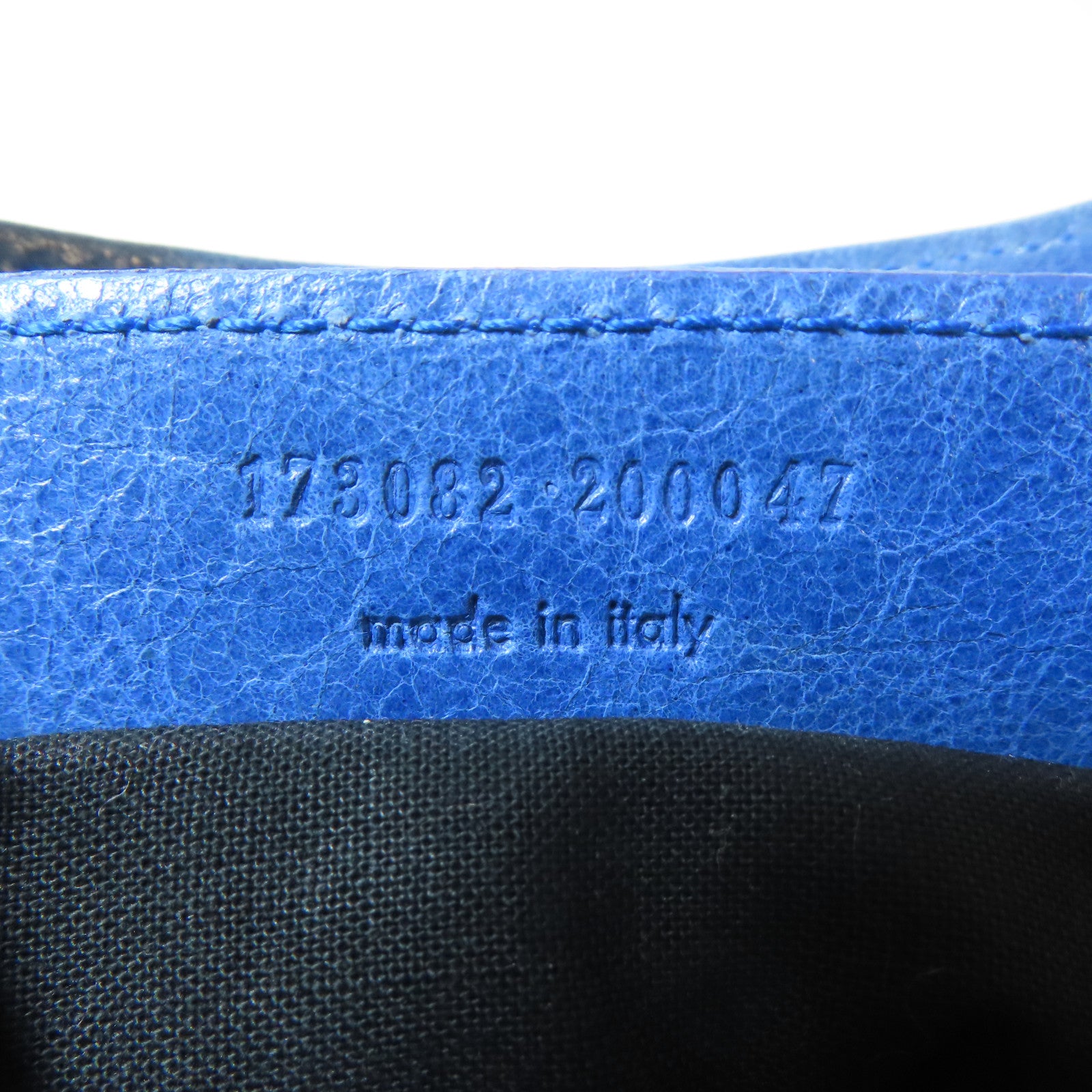BALENCIAGA 皮革Giant Part Time金扣手挽肩背兩用袋藍色