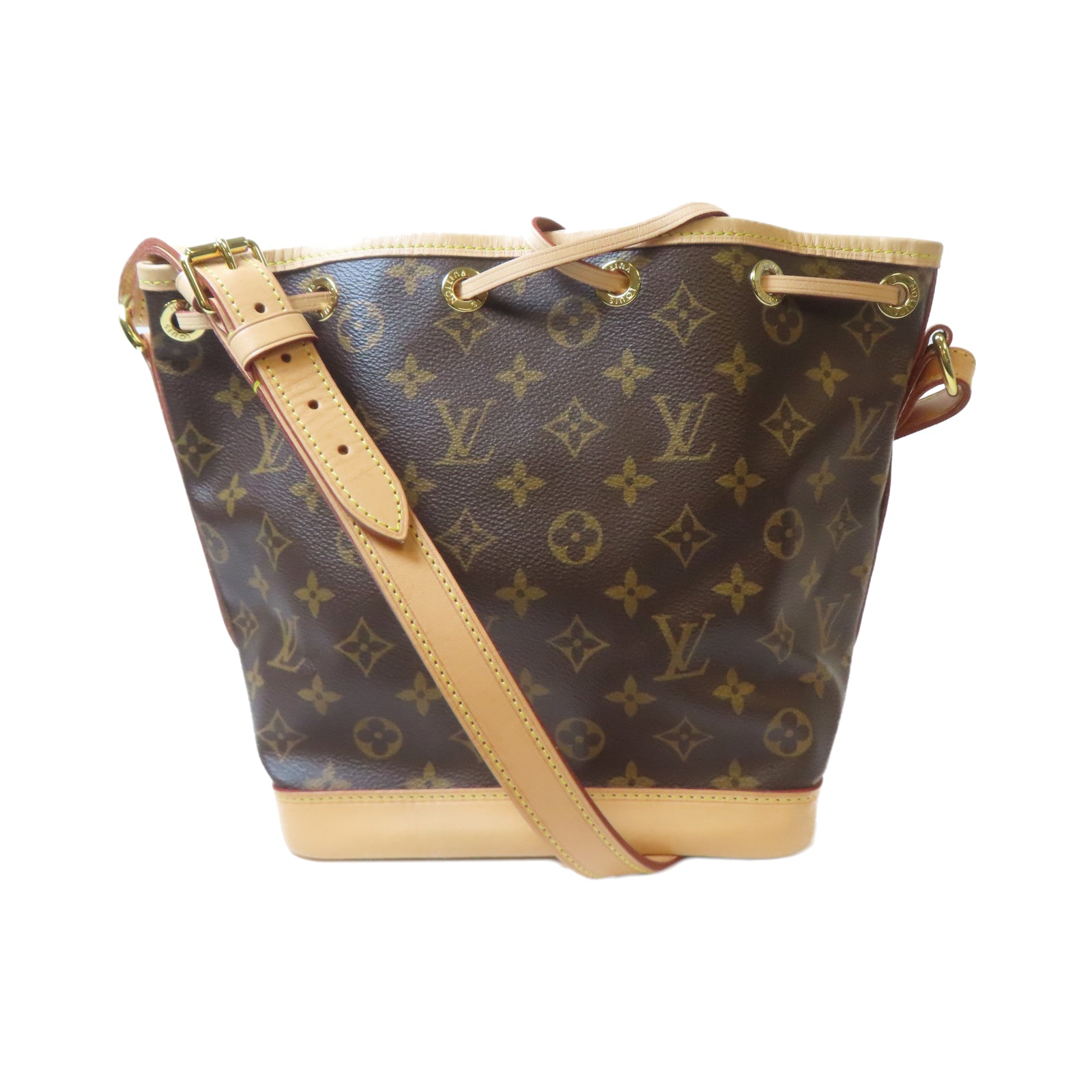 LOUIS VUITTON Monogram Noe BB金扣肩背袋啡色