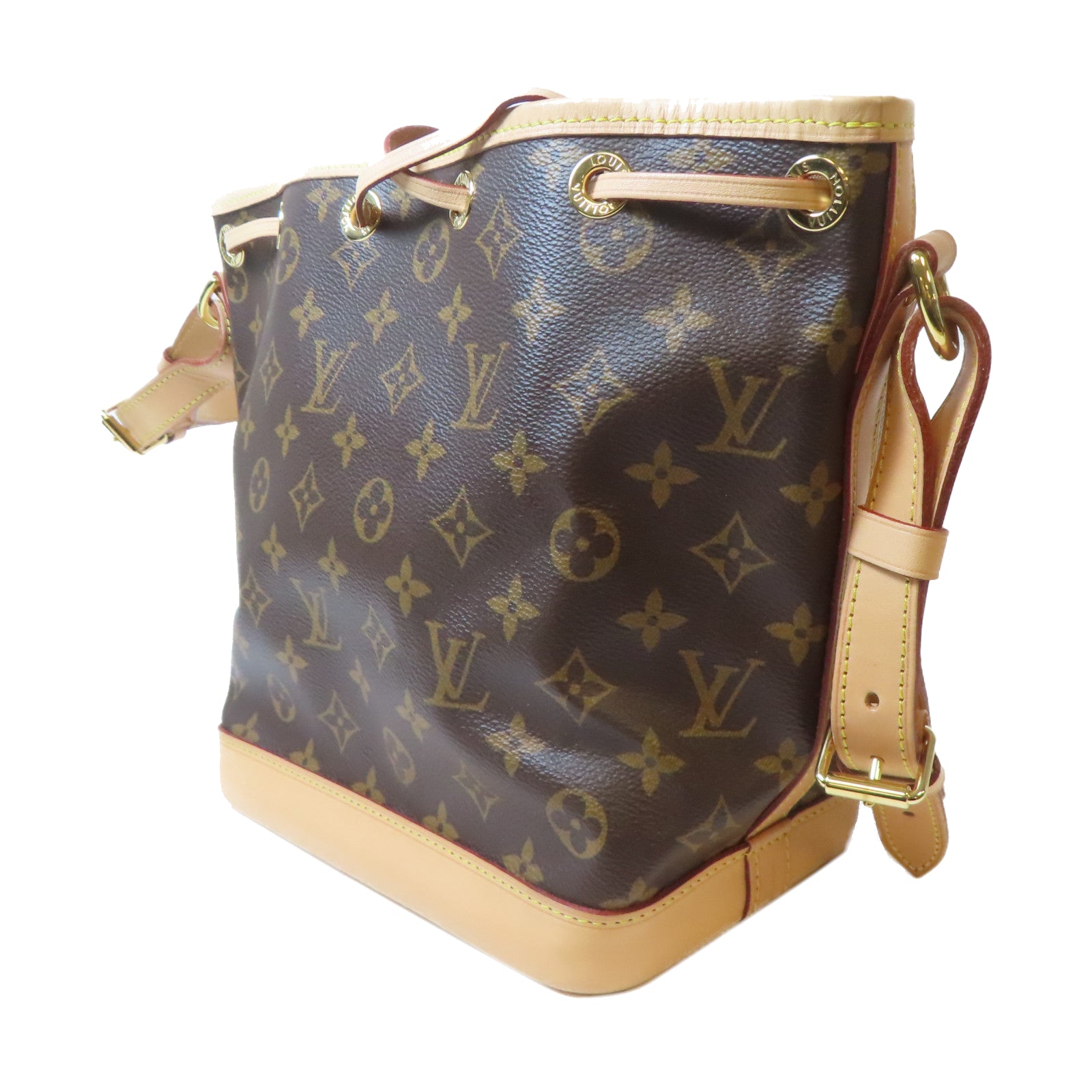 LOUIS VUITTON Monogram Noe BB金扣肩背袋啡色