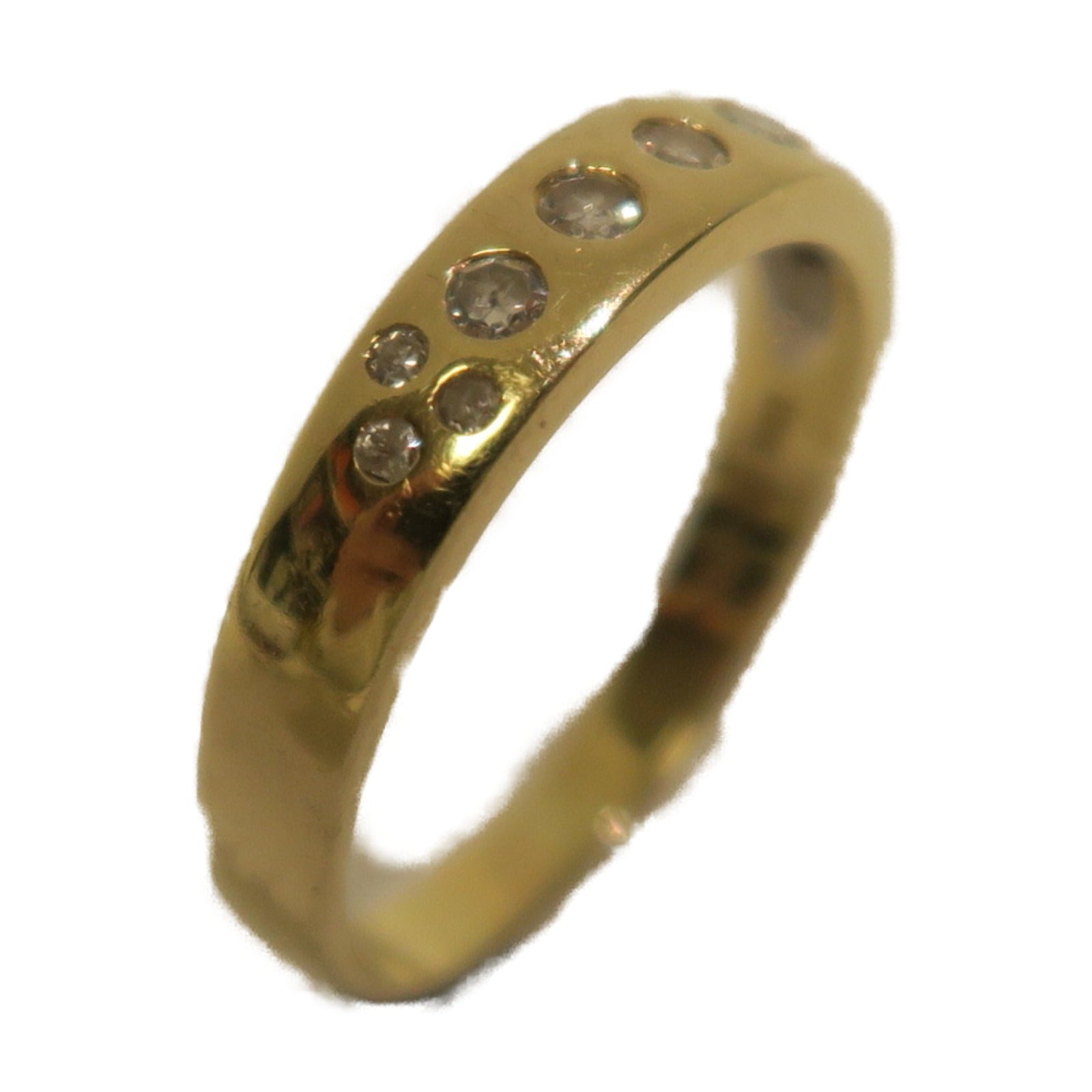 JEWELRY 18K黃金Diamond Ring戒指US#6.25金色