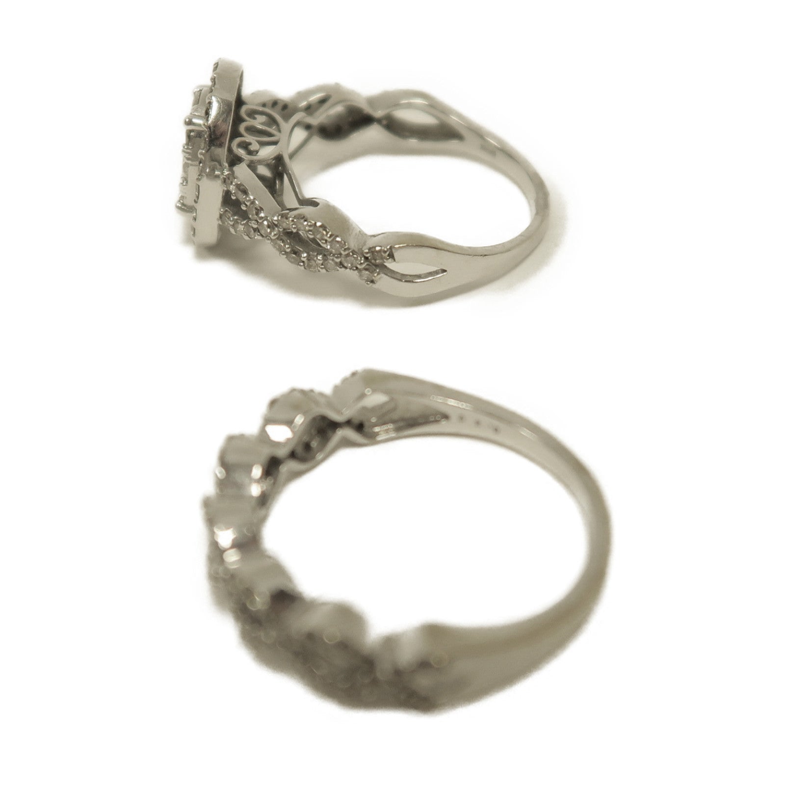 JEWELRY 18K白金Diamond Ring鑽石戒指US#5.75/6