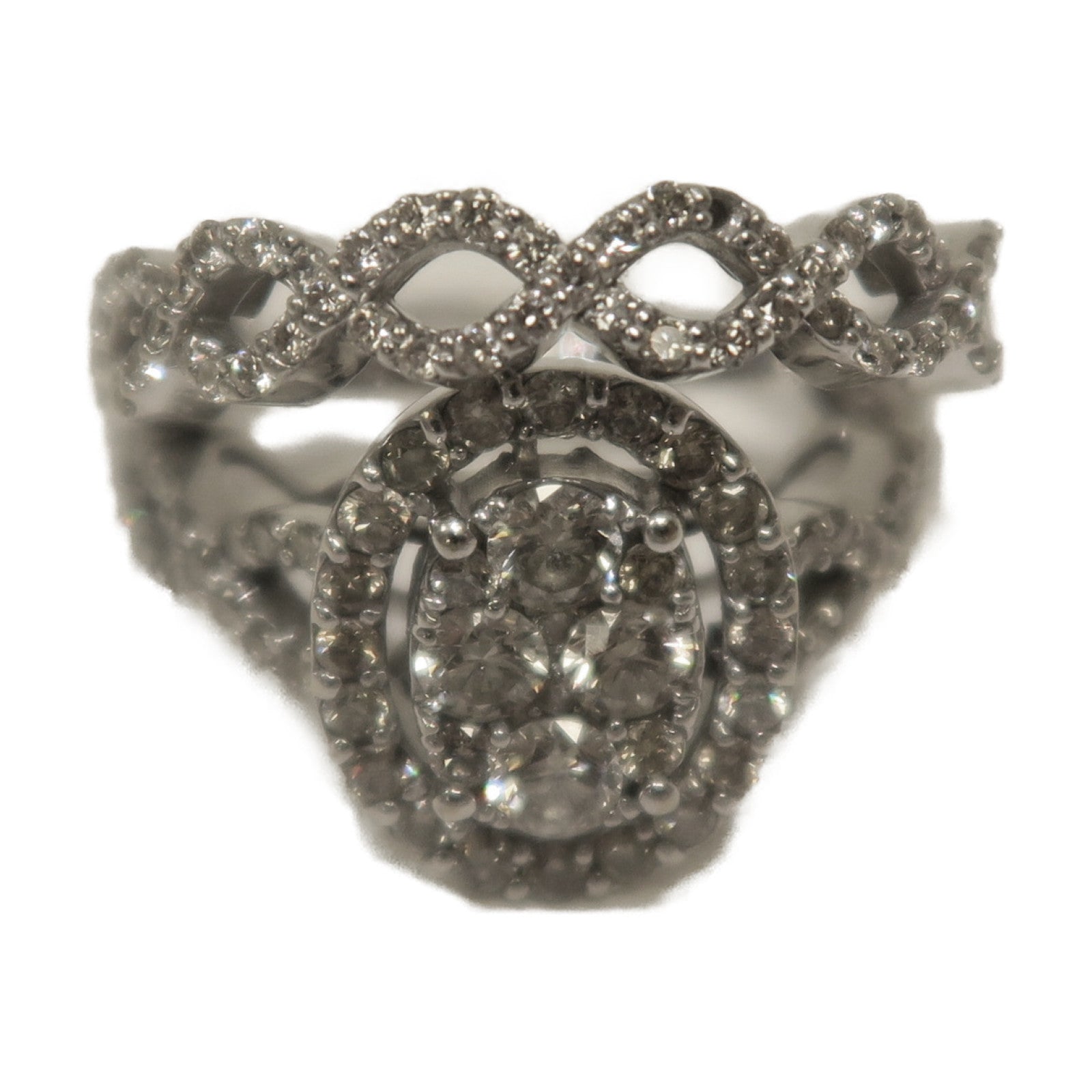JEWELRY 18K白金Diamond Ring鑽石戒指US#5.75/6