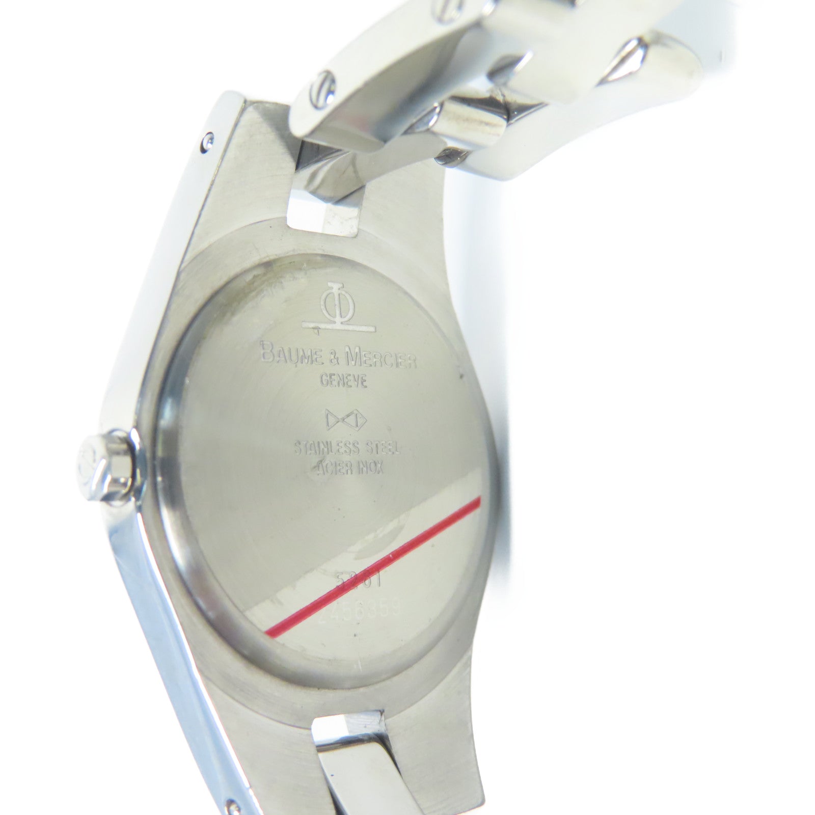 Baume & Mercier Acier Inox不鏽鋼石英機芯手錶藍色