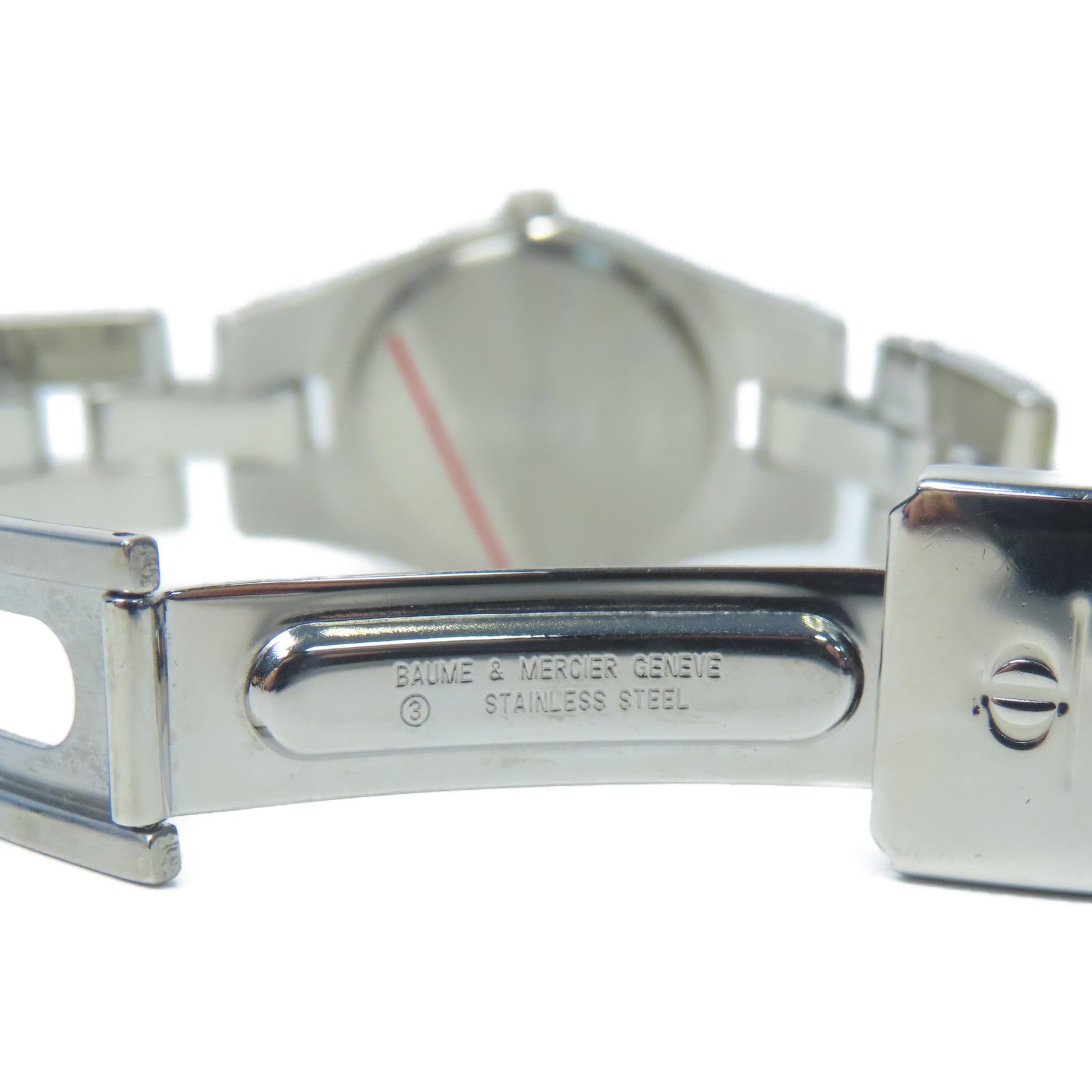 Baume & Mercier Acier Inox不鏽鋼石英機芯手錶藍色