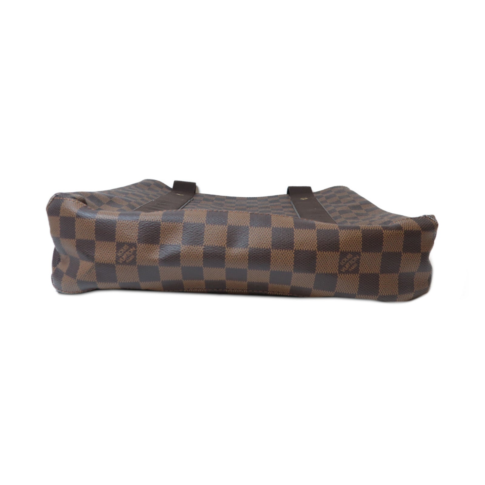 LOUIS VUITTON Damier Beaubourg金扣手挽袋啡色