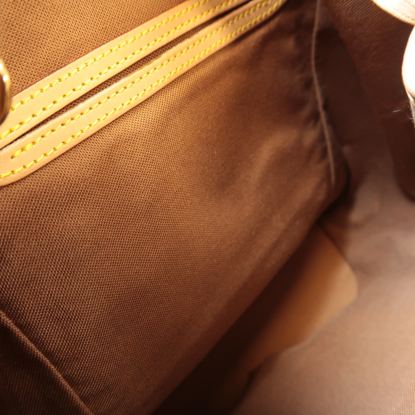 LOUIS VUITTON Monogram Montsouris MM金扣背包啡色