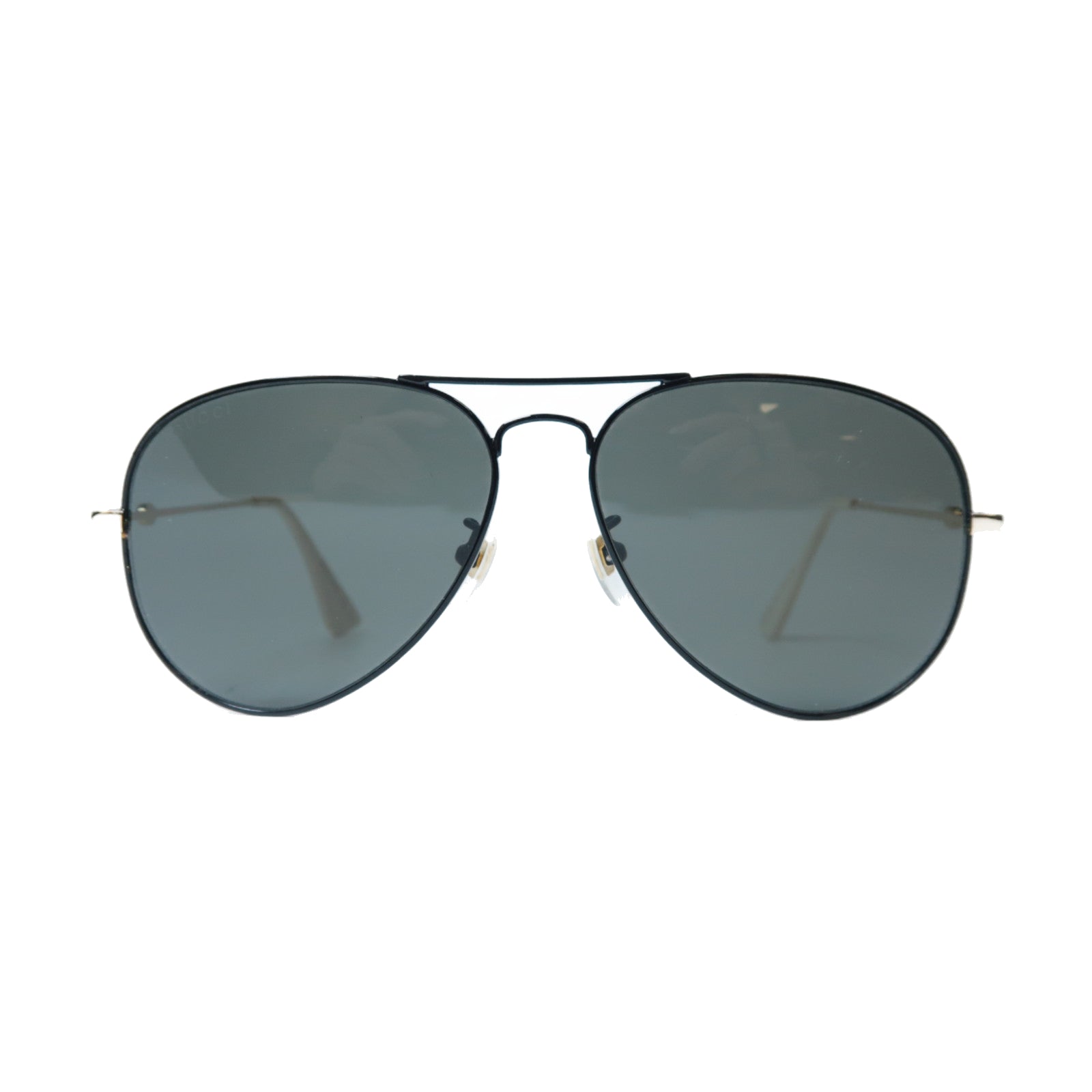 GUCCI PVC Sunglasses太陽眼鏡黑色/白色/金色