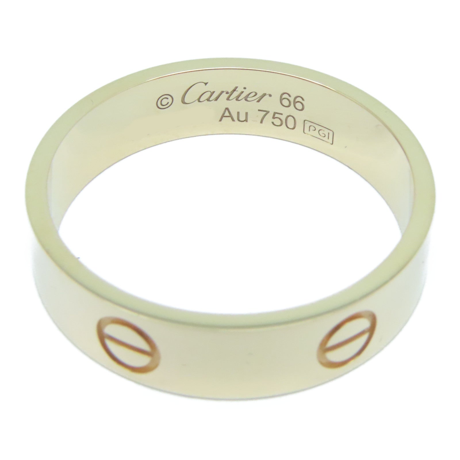 CARTIER 18K玫瑰金Love Ring戒指Cartier#66/US#11.5