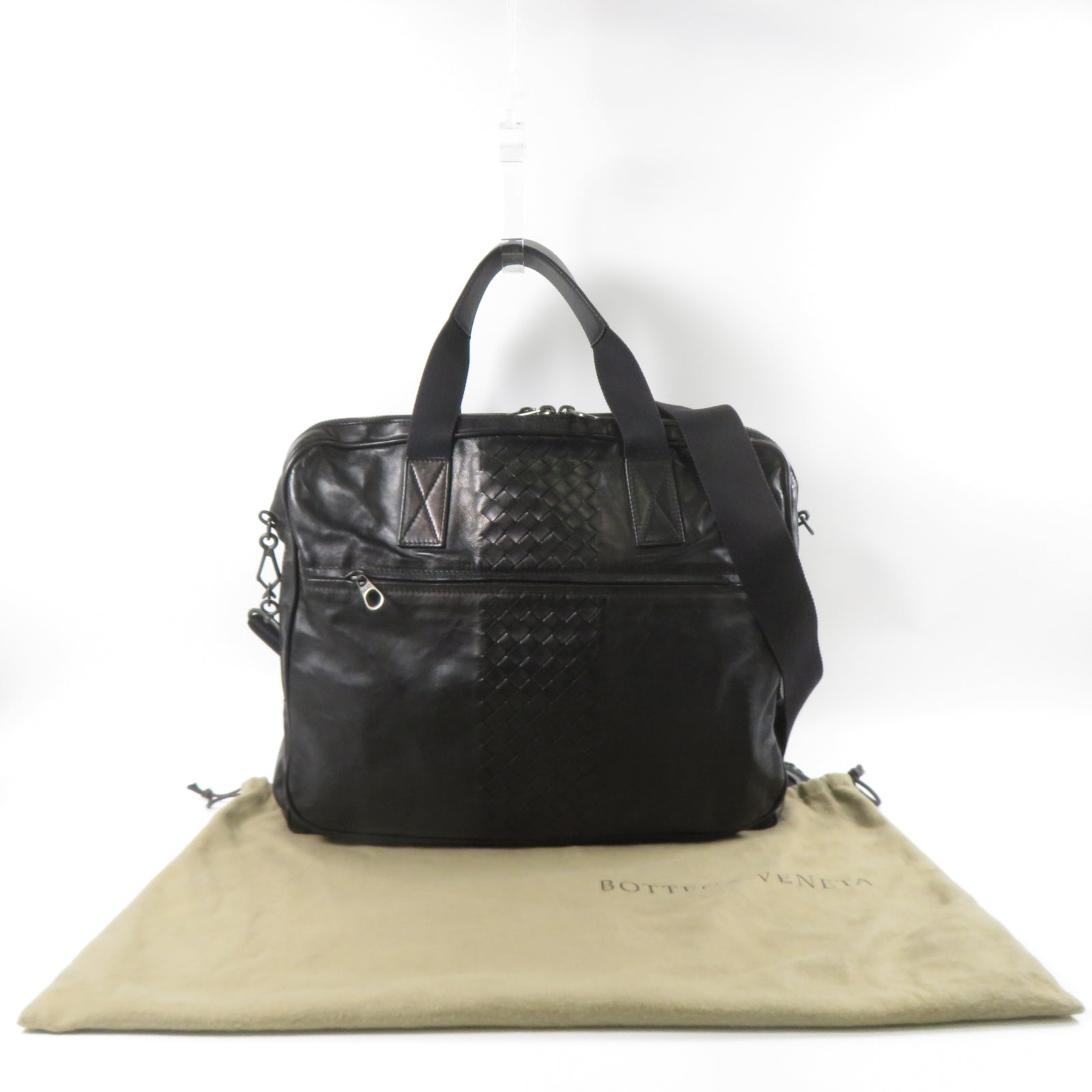 BOTTEGA VENETA 牛皮皮革Document Case公事包黑色
