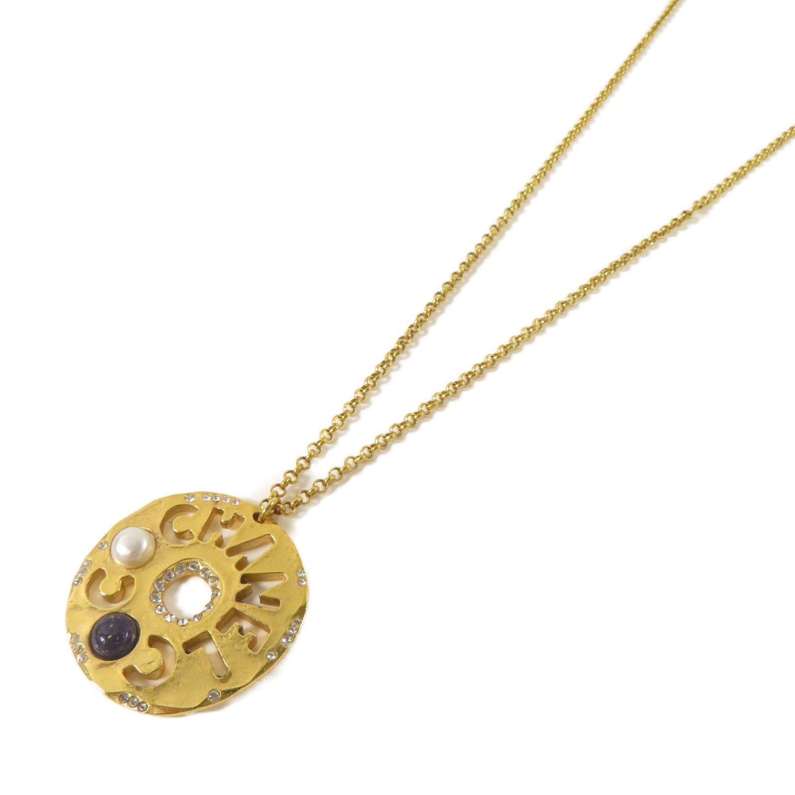 CHANEL 金屬Necklace項鍊金色