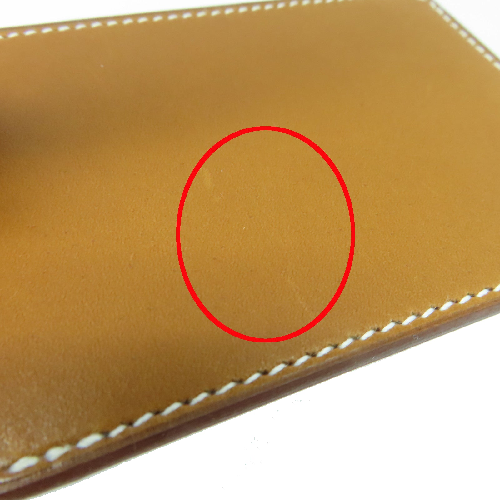 HERMES Swift皮革Air Travel Tag银扣皮革钥匙圈啡色
