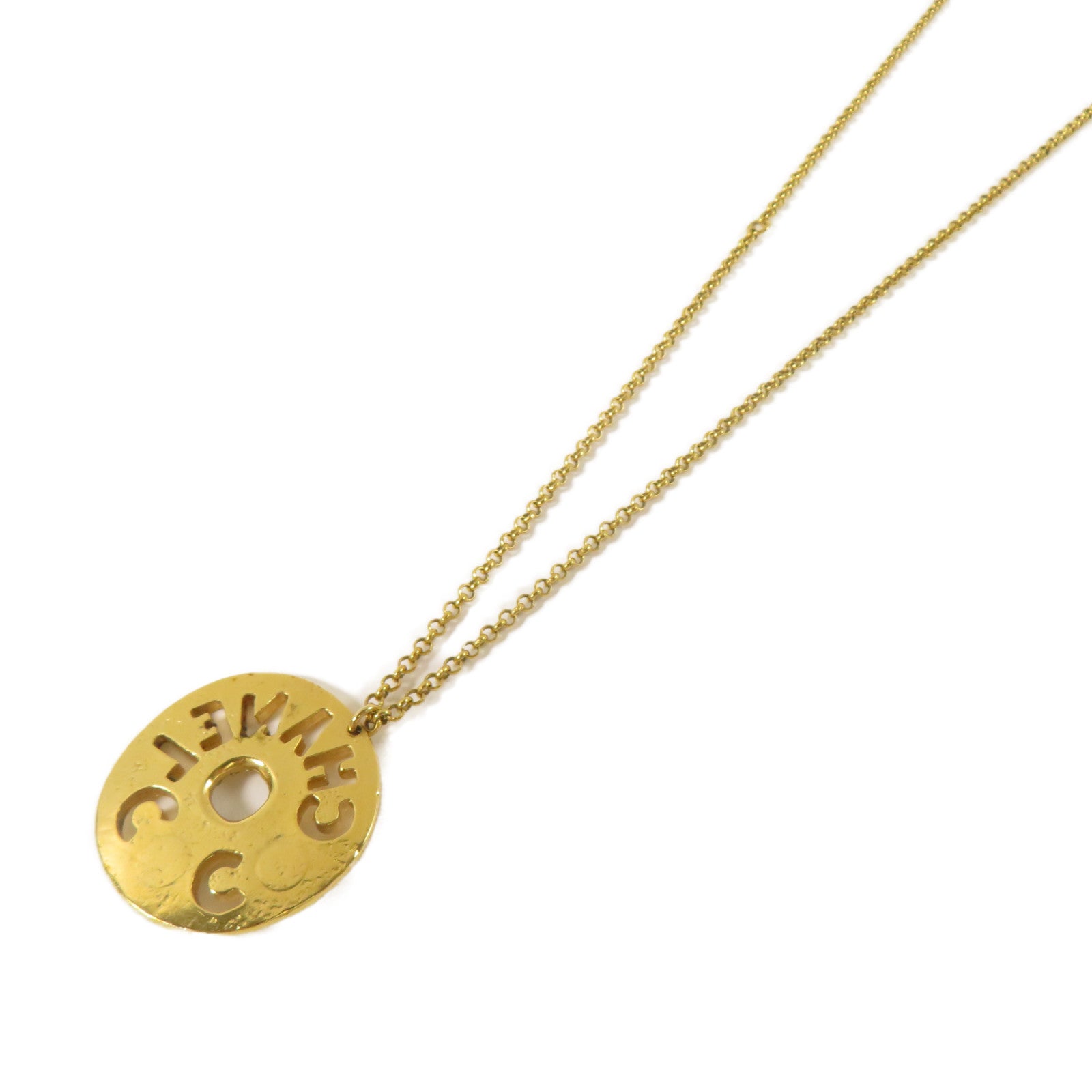 CHANEL 金屬Necklace項鍊金色